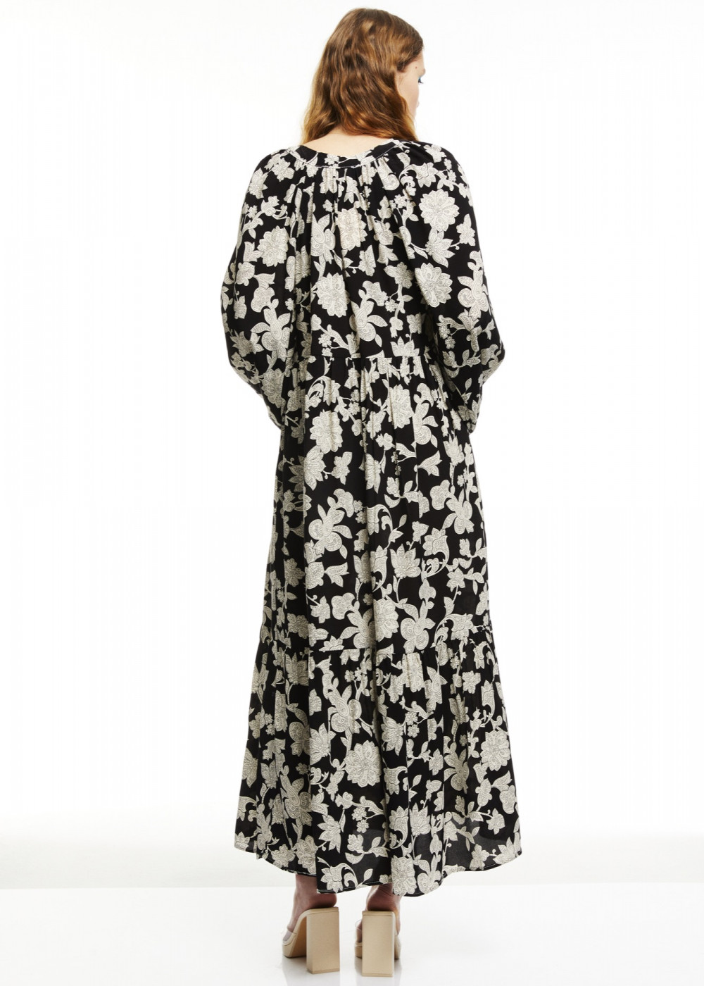 Patterned Midi Dress Patterned Midi Dress