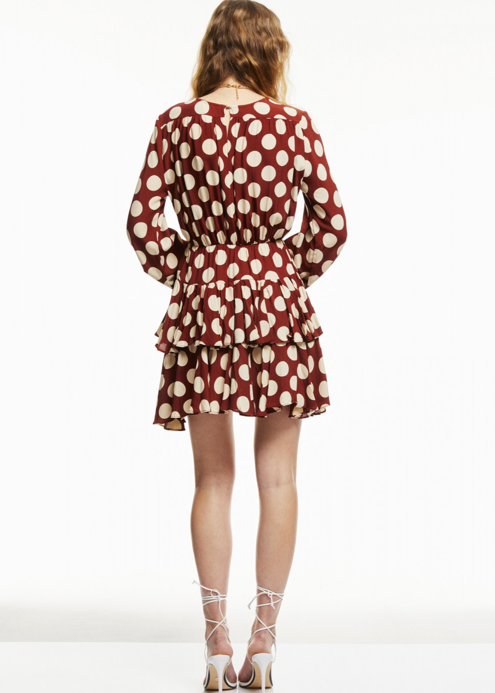 Polka Dot Patterned Mini Dress Polka Dot Patterned Mini Dress
