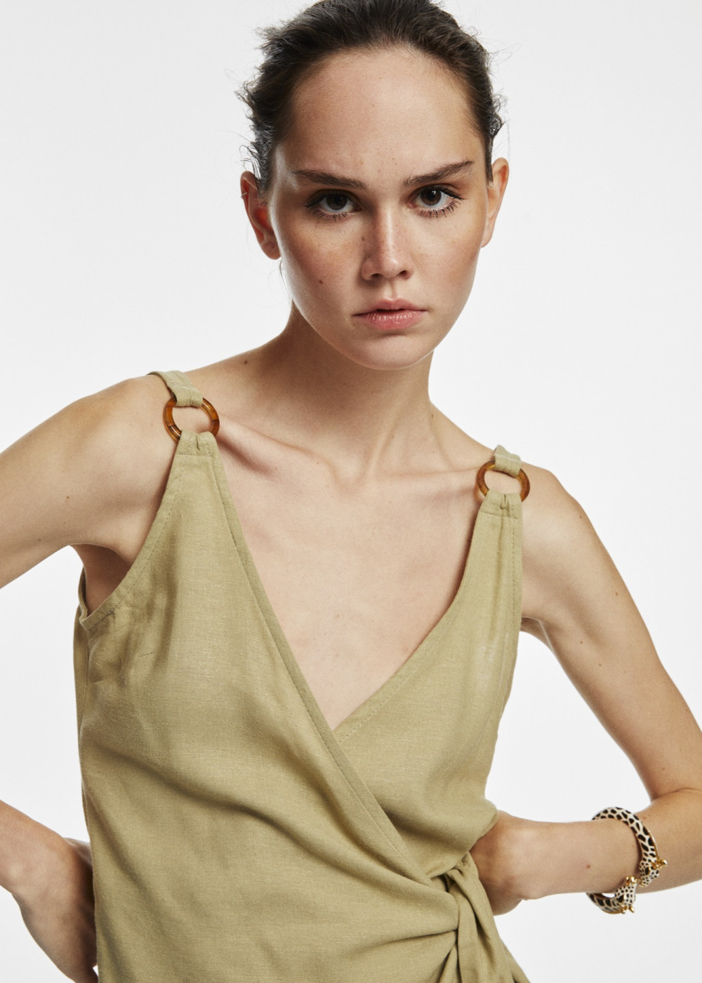 Ring Detailed Mini Dress Ring Detailed Mini Dress