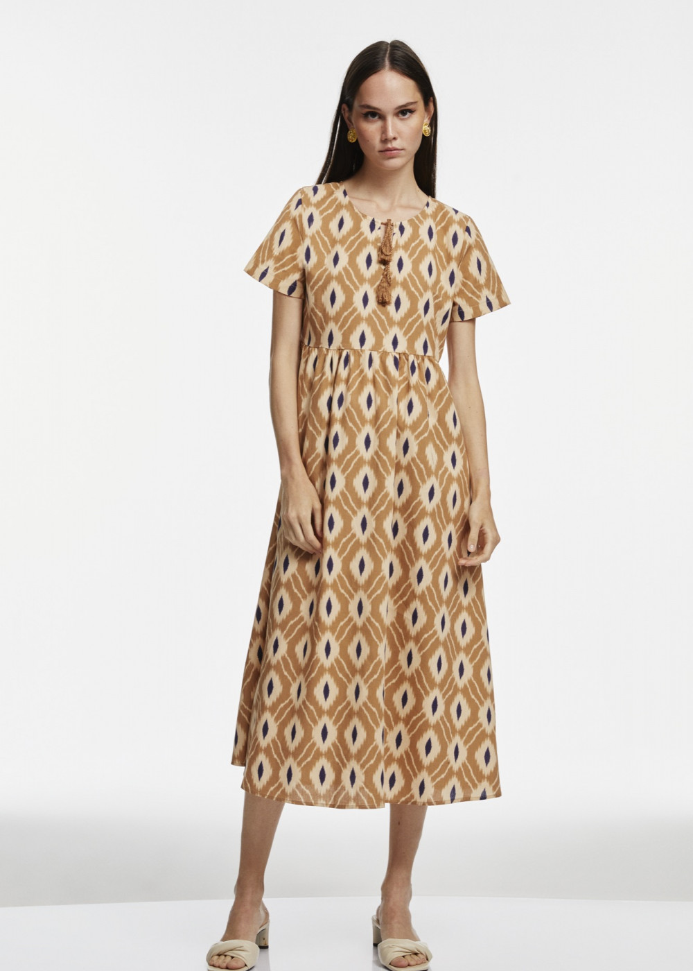 Tassel Detail Midi Dress Tassel Detail Midi Dress