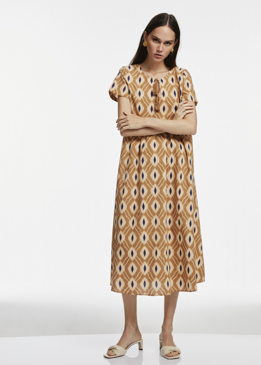 Tassel Detail Midi Dress Tassel Detail Midi Dress