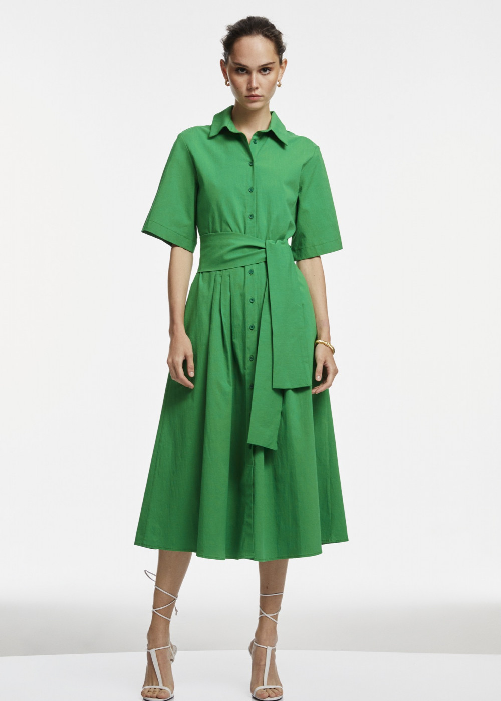Midi Shirt Dress Midi Shirt Dress