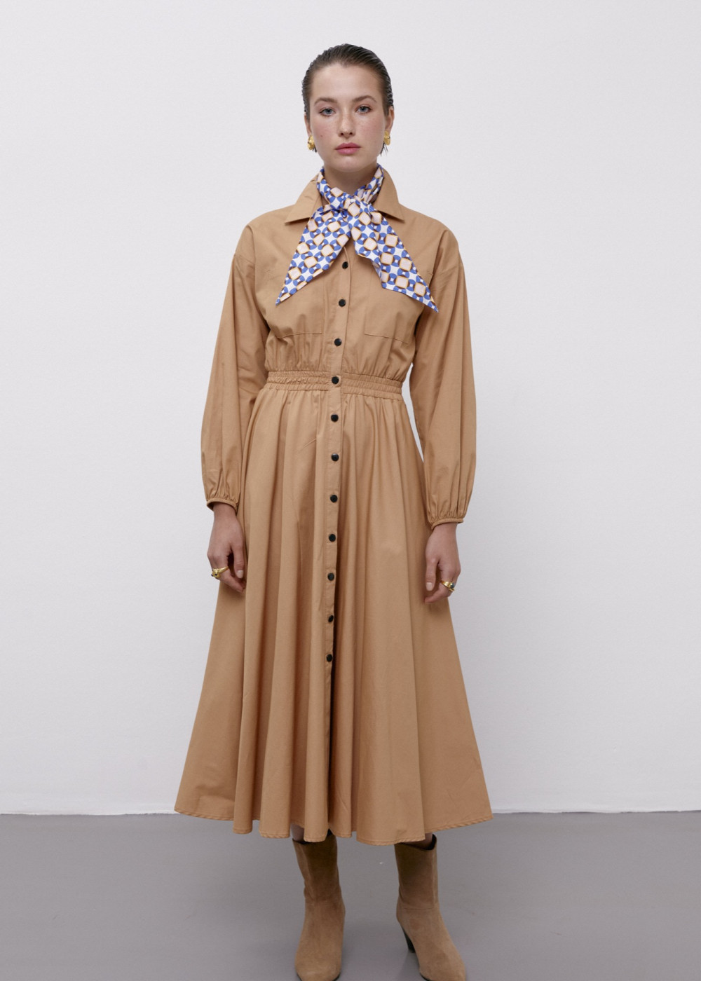 Poplin Shirt Dress Poplin Shirt Dress