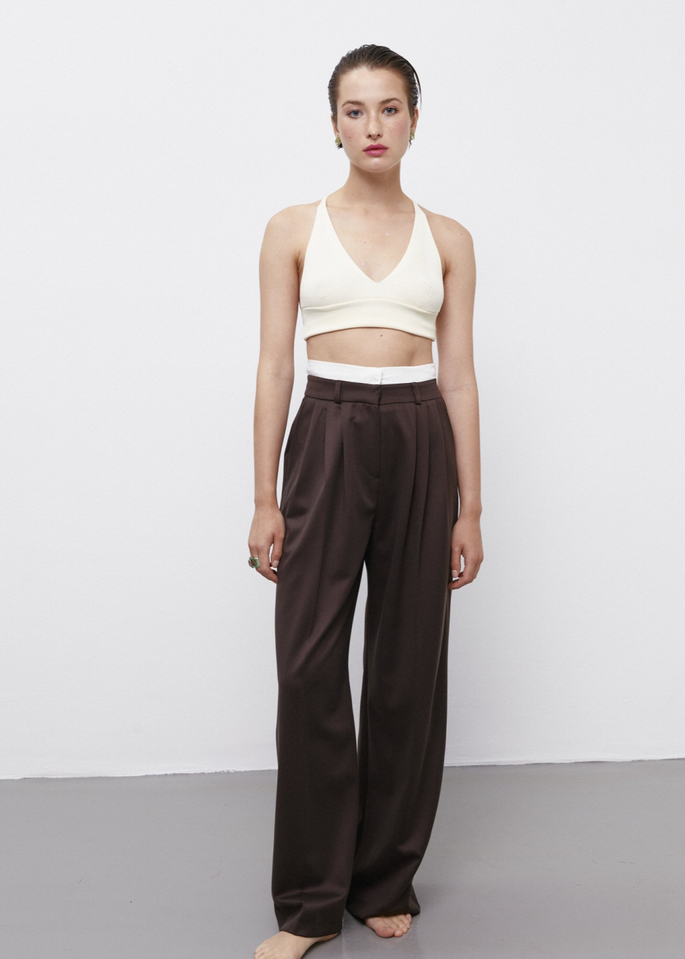 Double Belt Detailed Pants Double Belt Detailed Pants