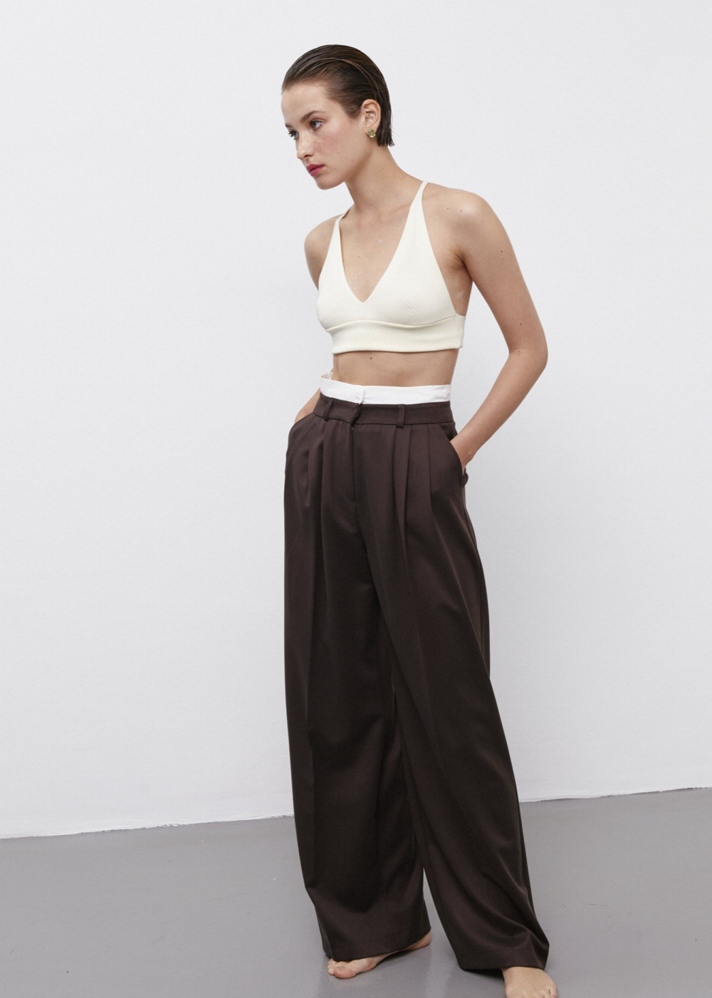 Double Belt Detailed Pants Double Belt Detailed Pants
