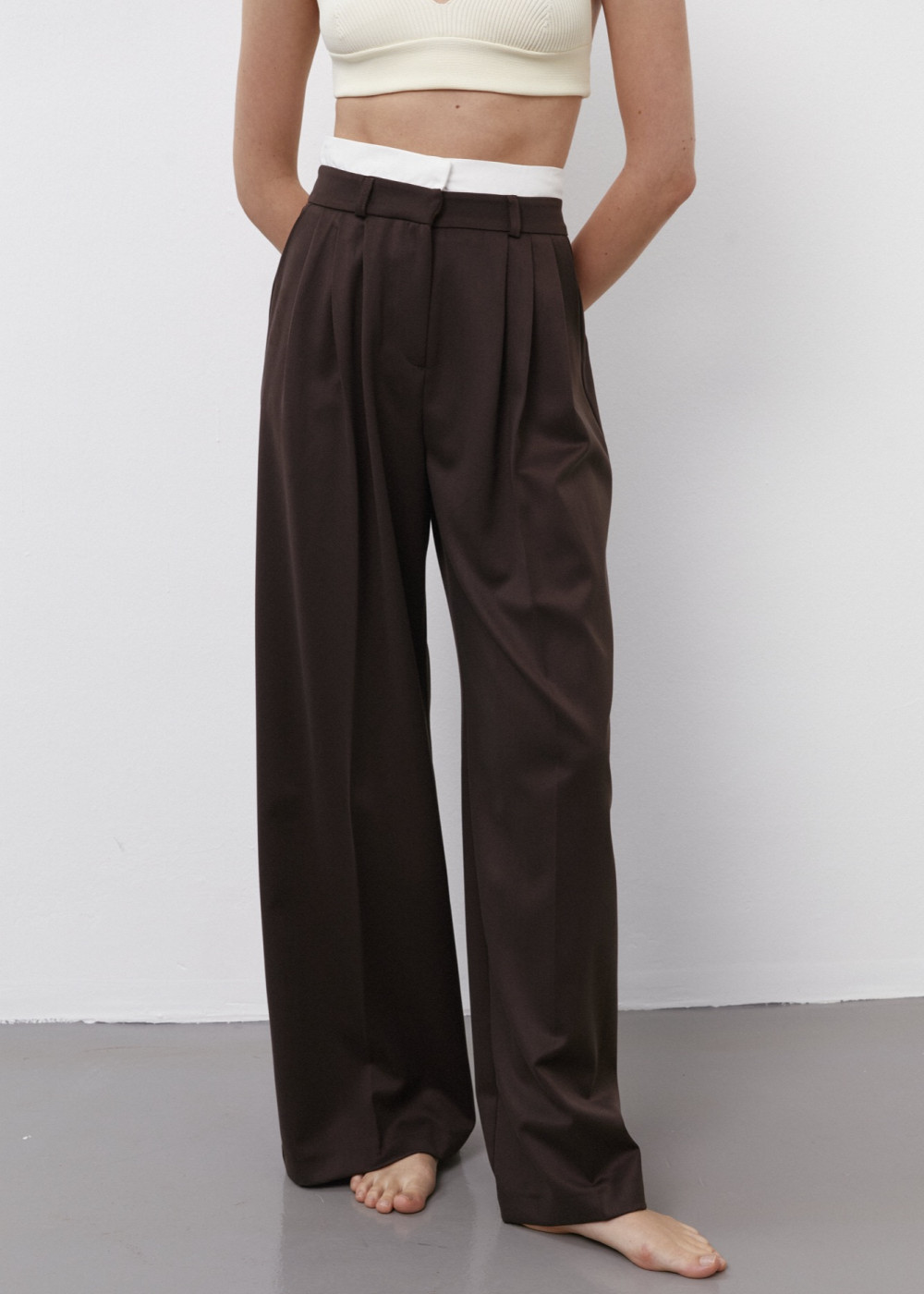 Double Belt Detailed Pants Double Belt Detailed Pants