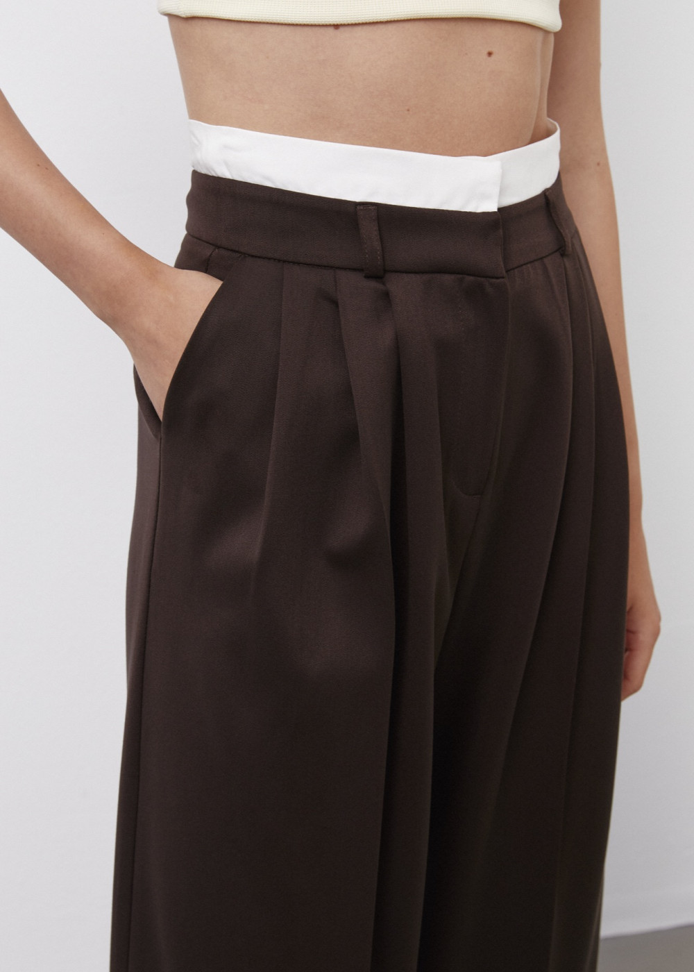Double Belt Detailed Pants Double Belt Detailed Pants
