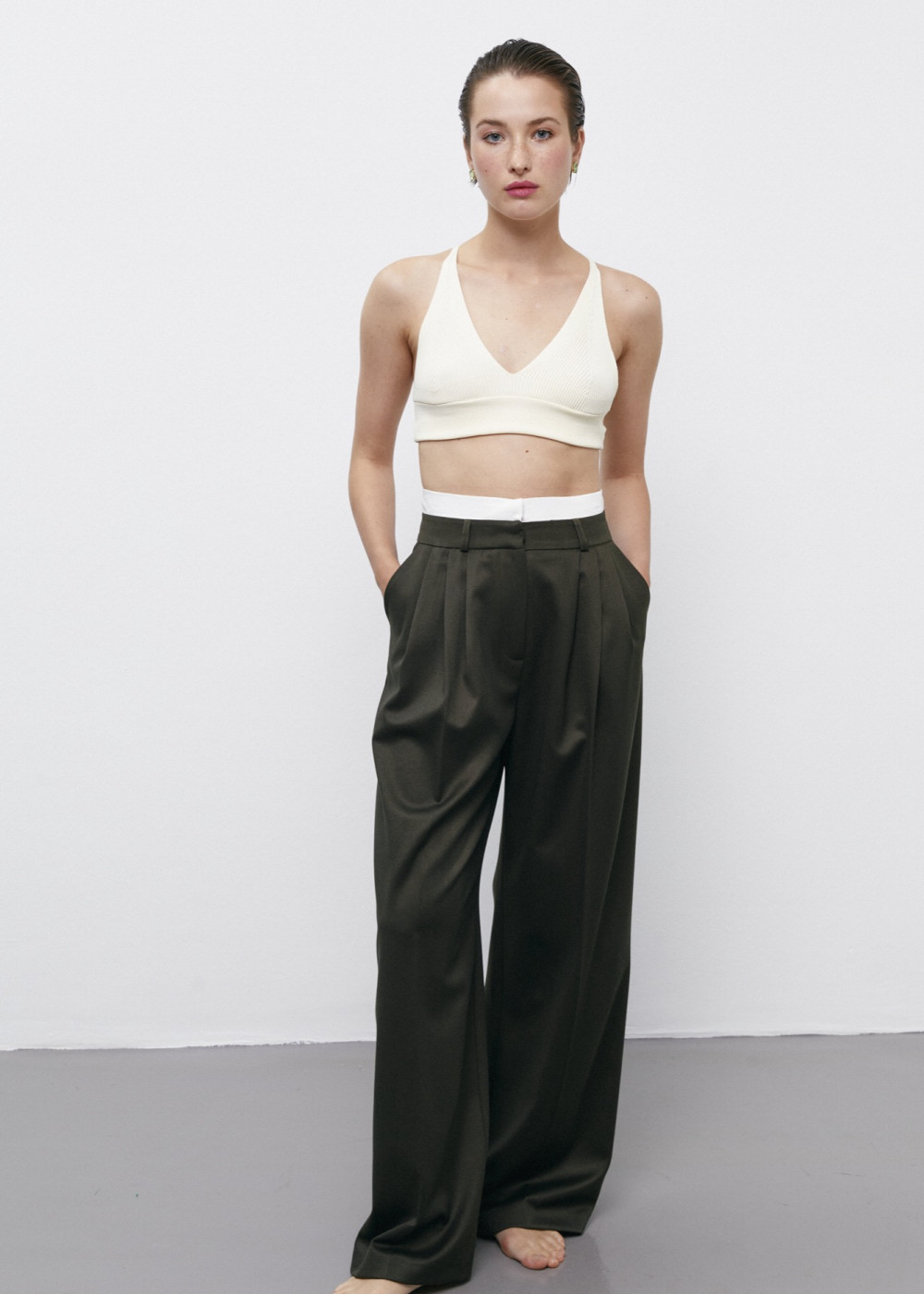 Double Belt Detailed Pants Double Belt Detailed Pants