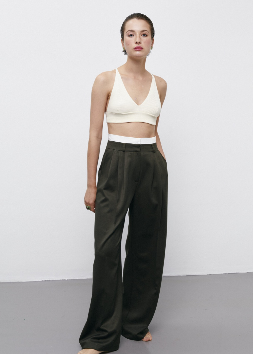 Double Belt Detailed Pants Double Belt Detailed Pants