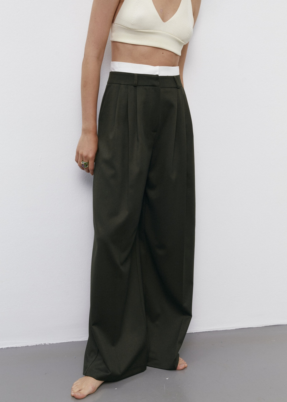Double Belt Detailed Pants Double Belt Detailed Pants