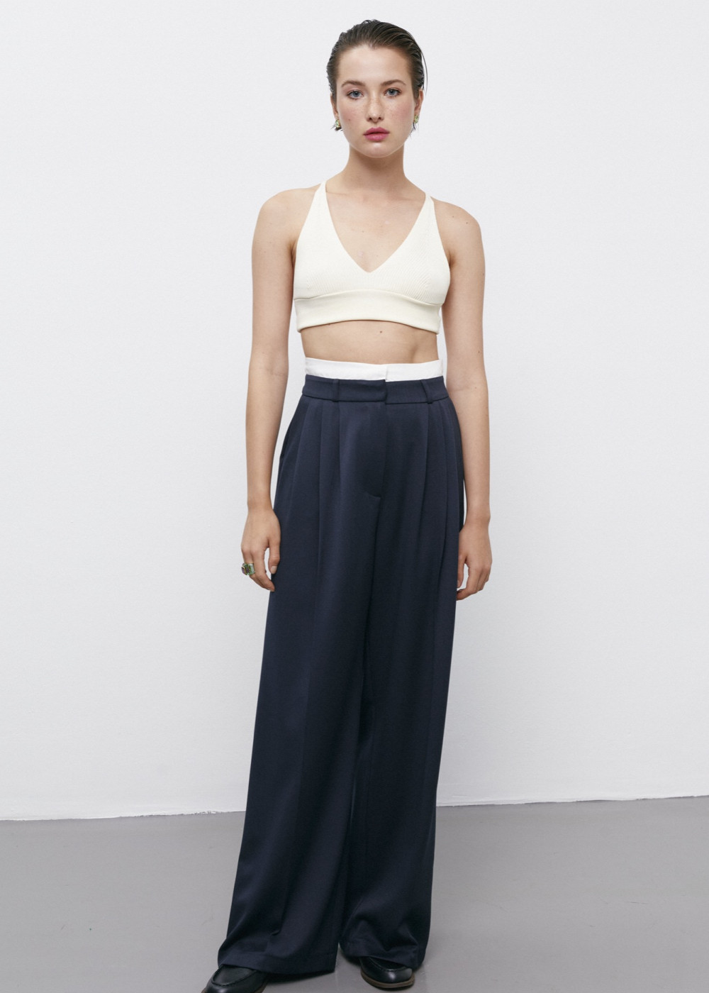 Double Belt Detailed Pants Double Belt Detailed Pants