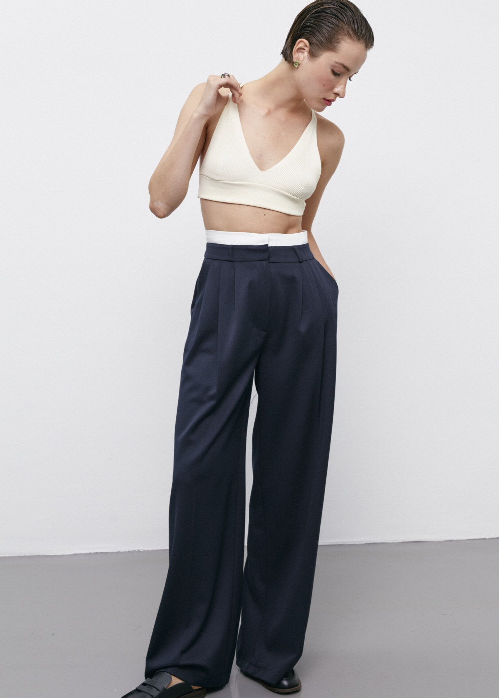 Double Belt Detailed Pants Double Belt Detailed Pants