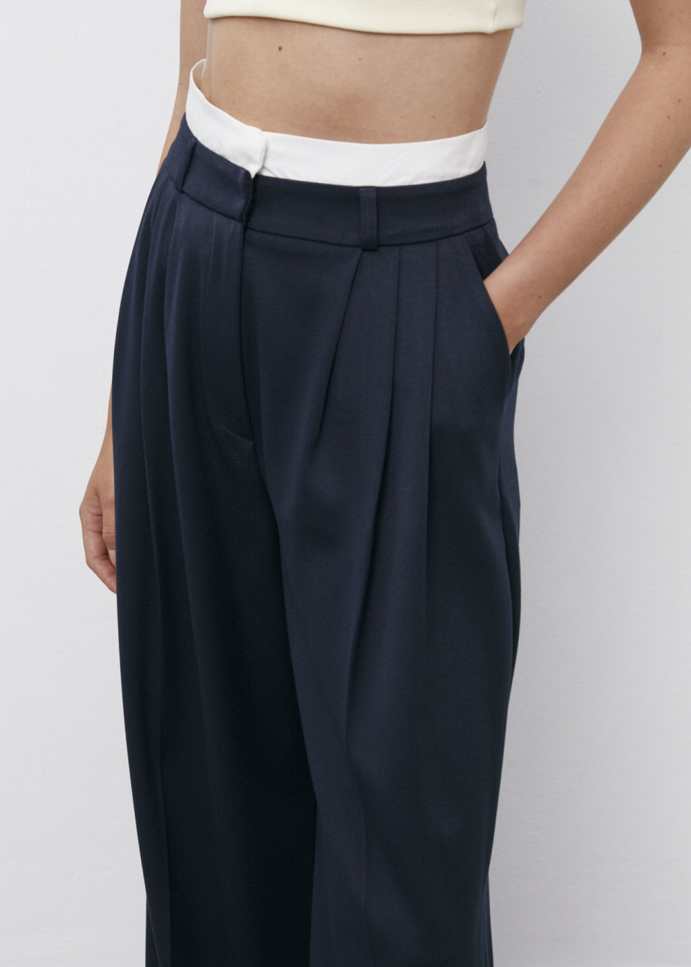 Double Belt Detailed Pants Double Belt Detailed Pants
