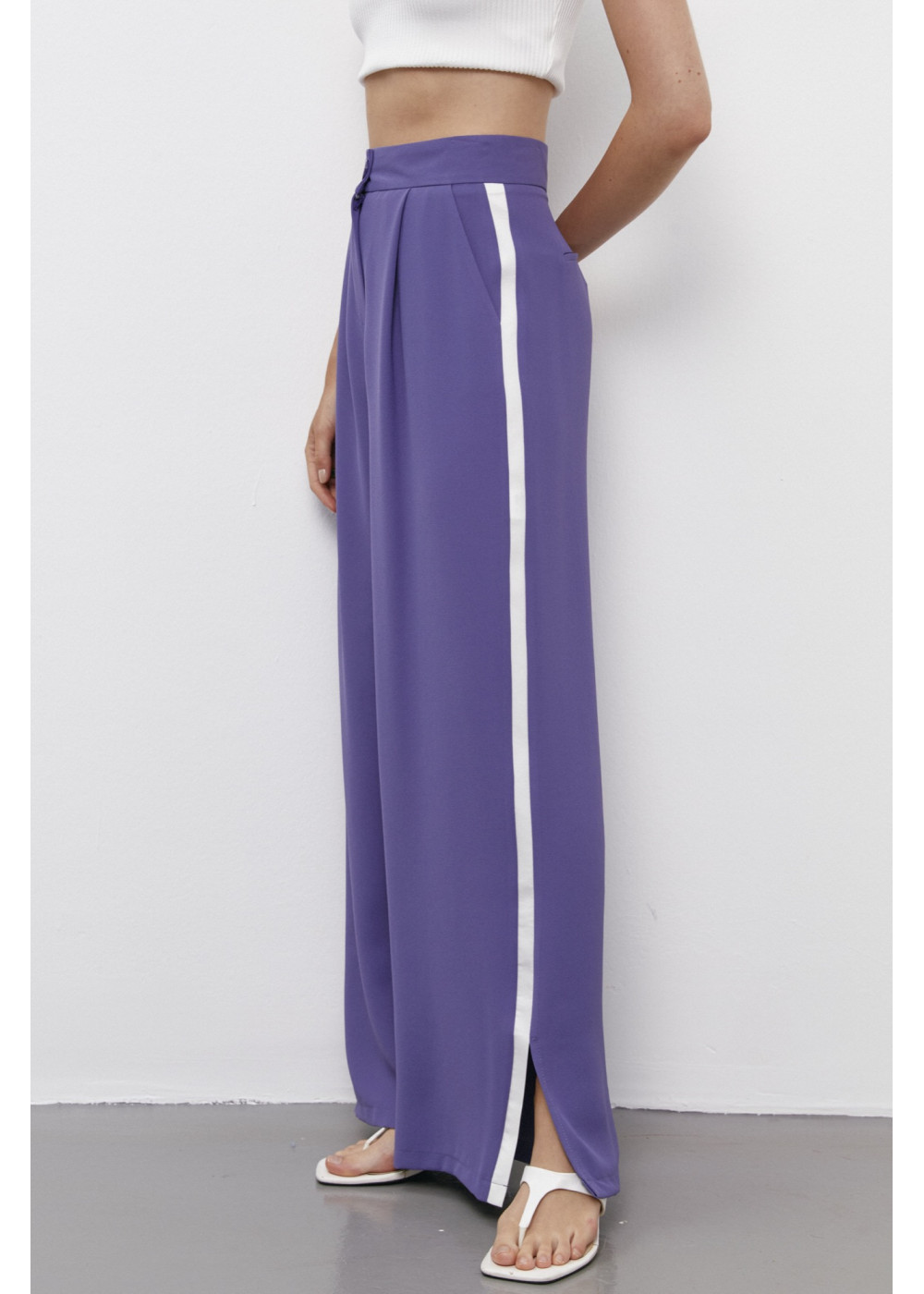 Trousers With Side Stripes