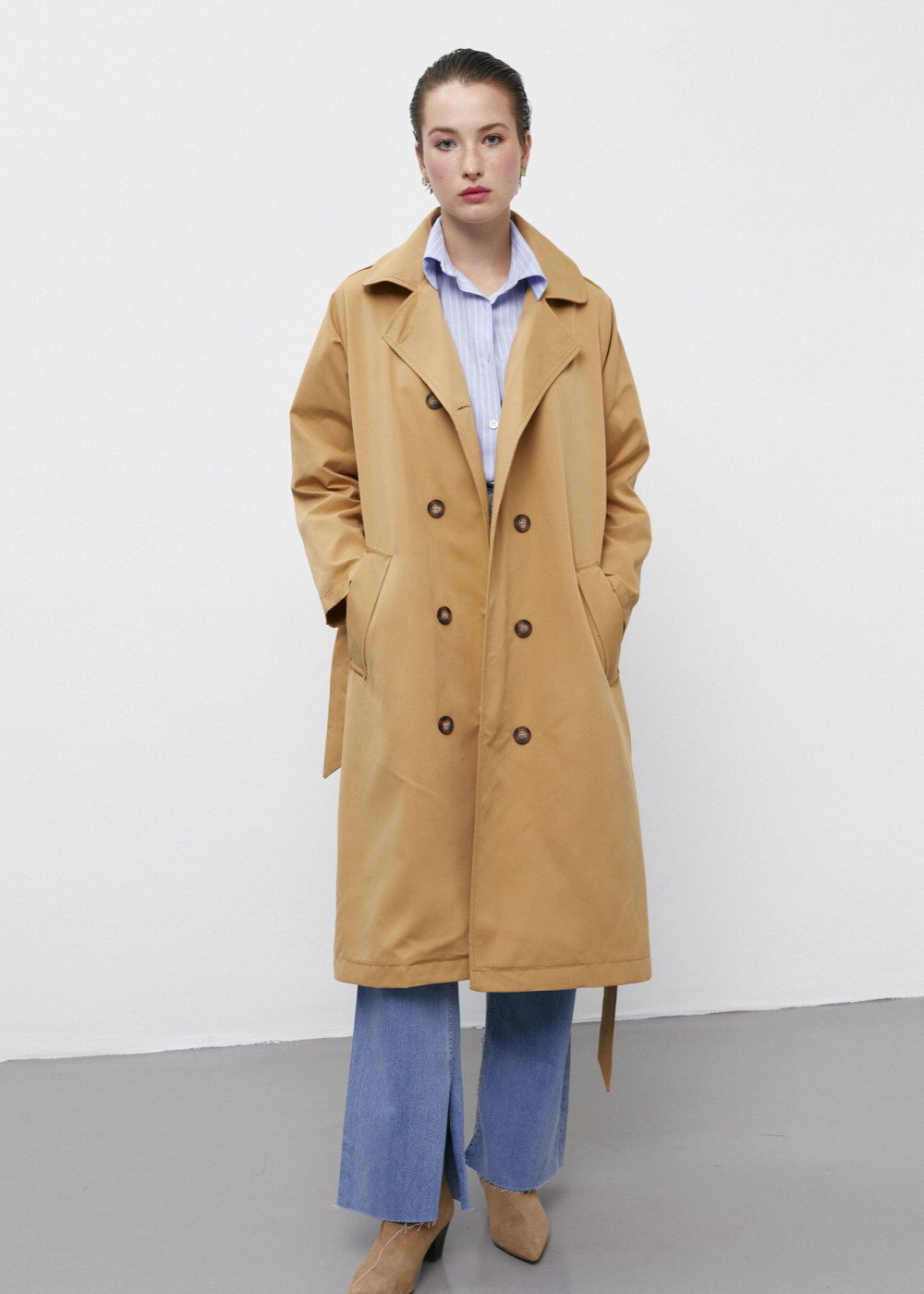 Belted Trench Coat Belted Trench Coat