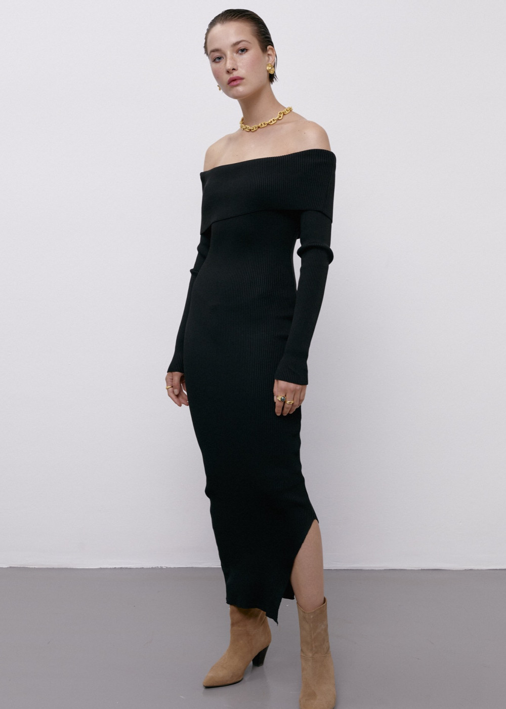 Degage Collar Dress Degage Collar Dress