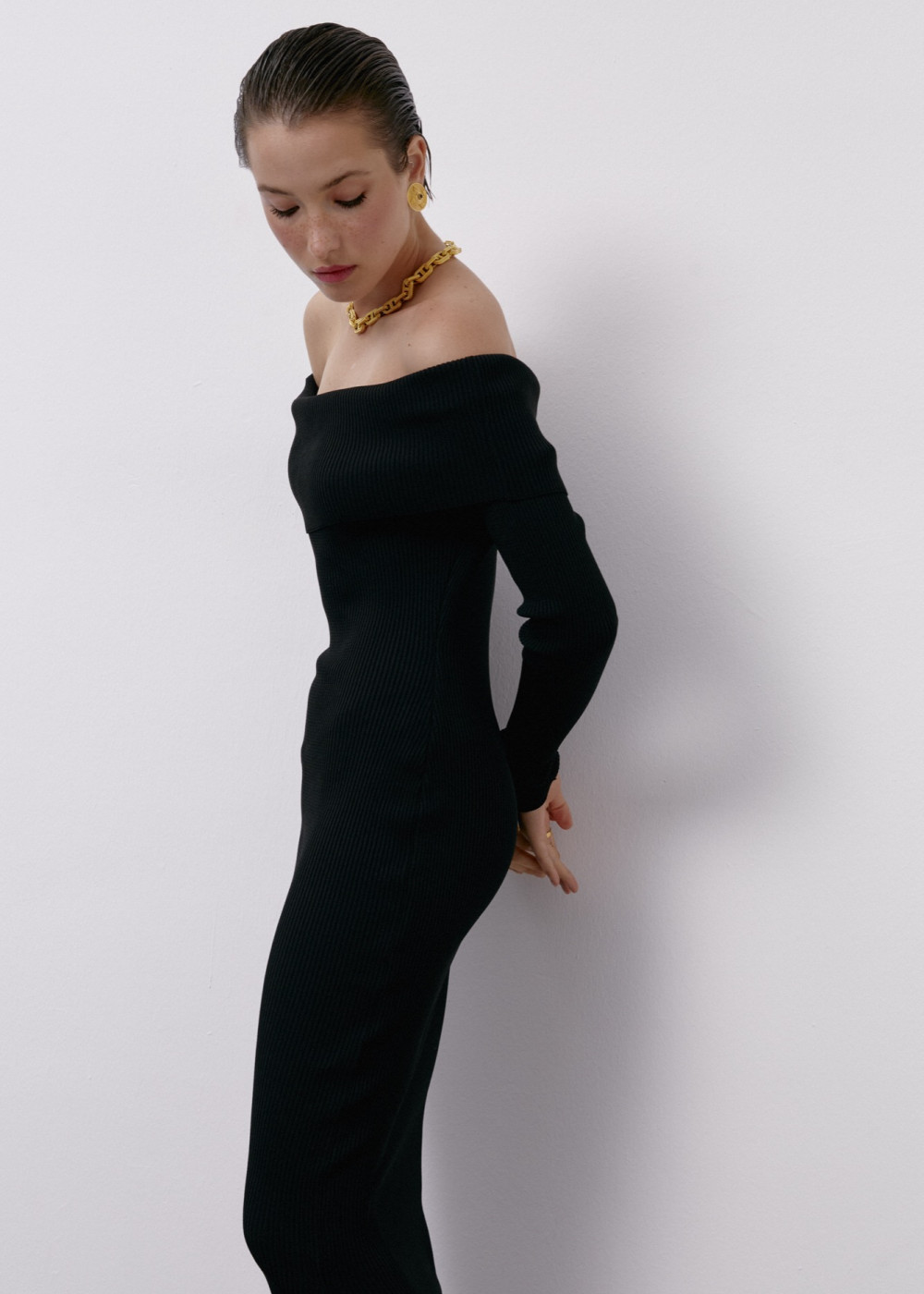 Degage Collar Dress Degage Collar Dress