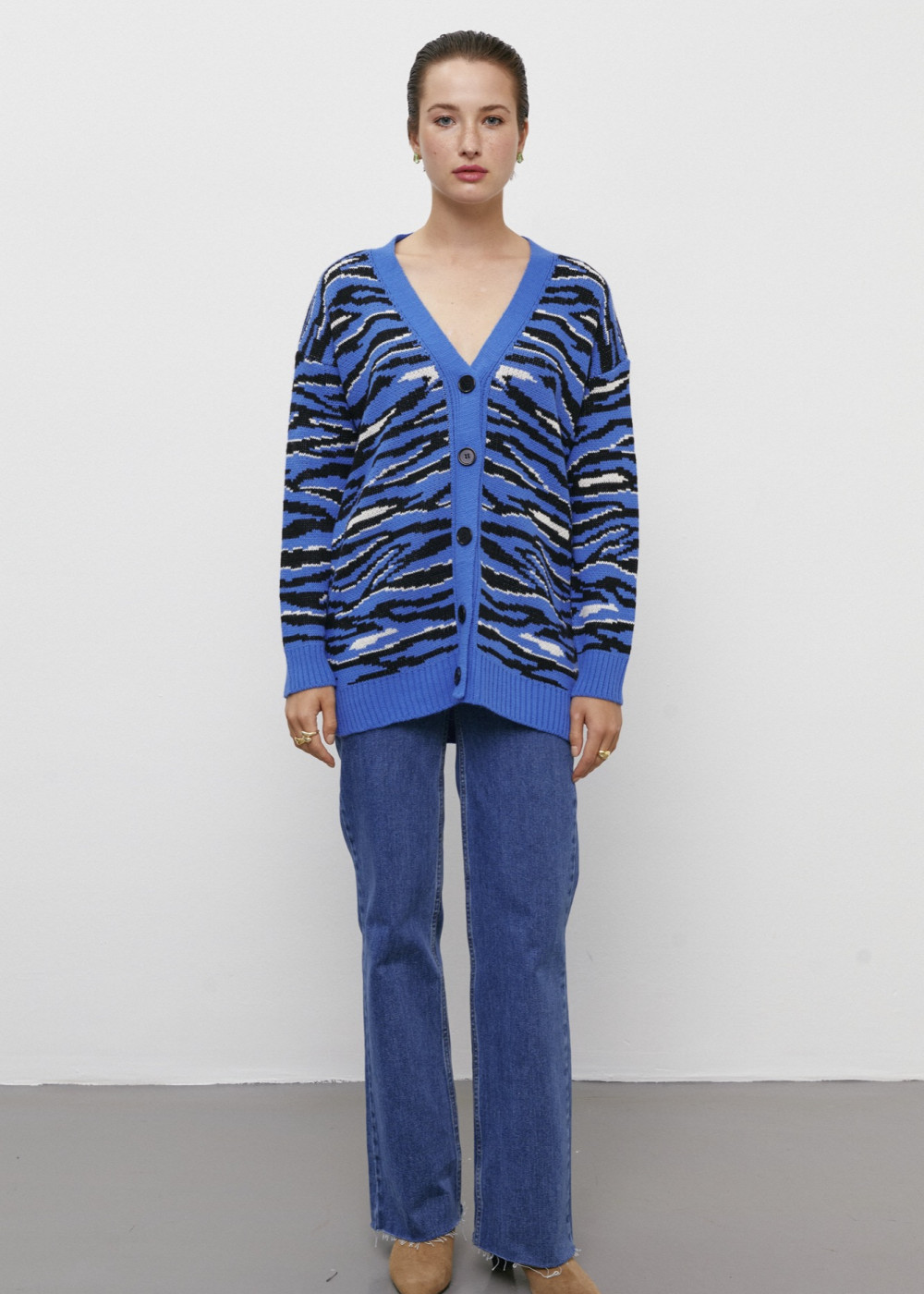 Zebra Print Cardigan Zebra Print Cardigan