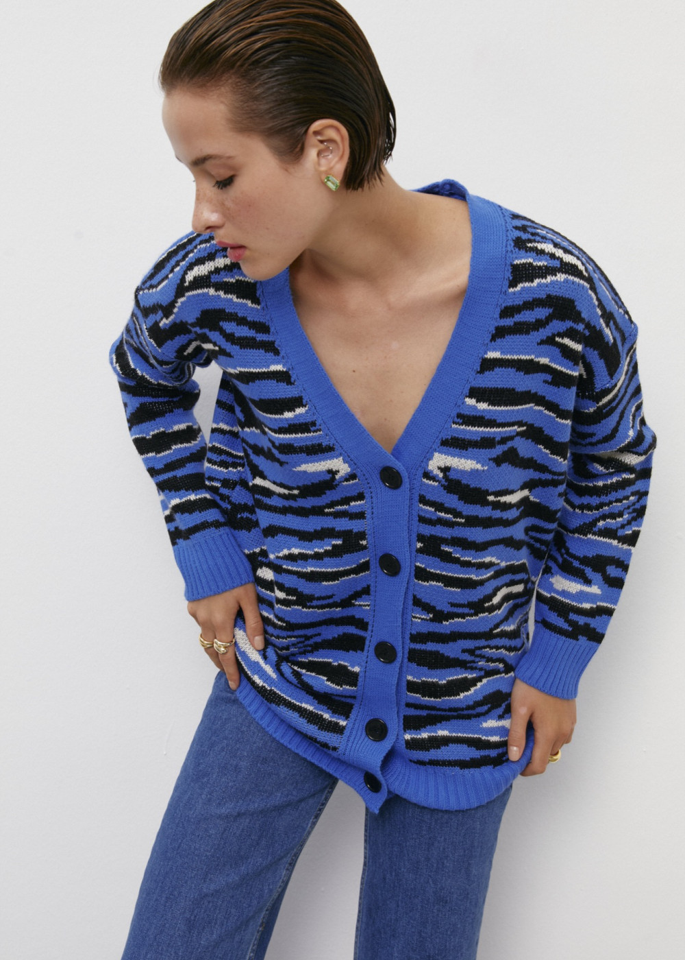 Zebra Print Cardigan Zebra Print Cardigan
