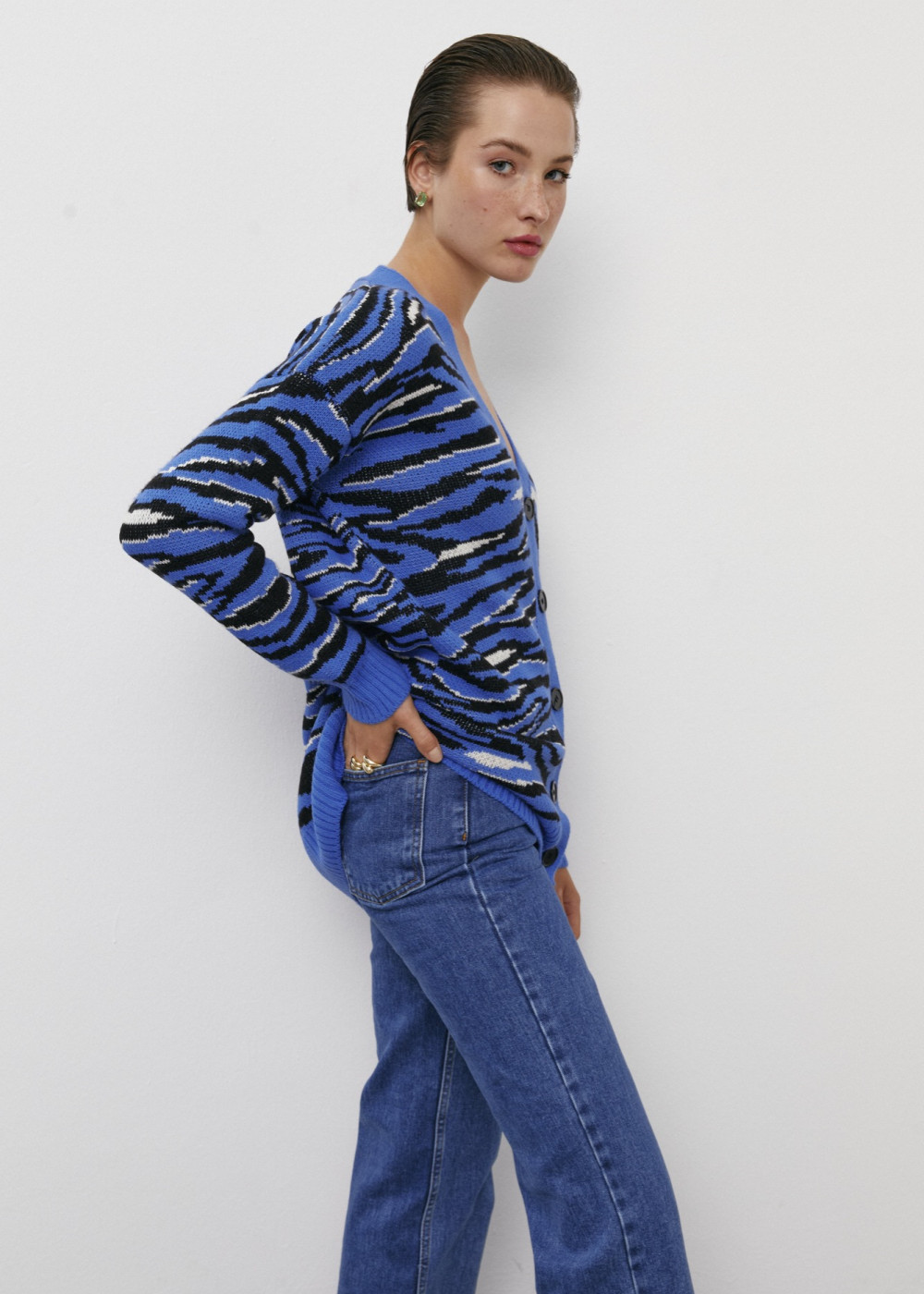 Zebra Print Cardigan Zebra Print Cardigan