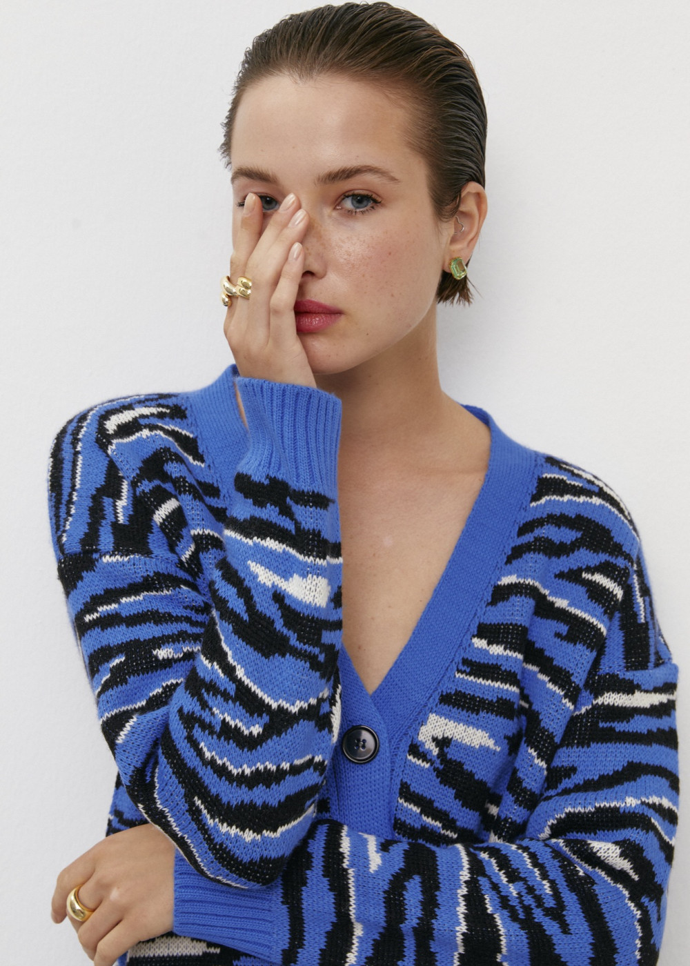 Zebra Print Cardigan Zebra Print Cardigan