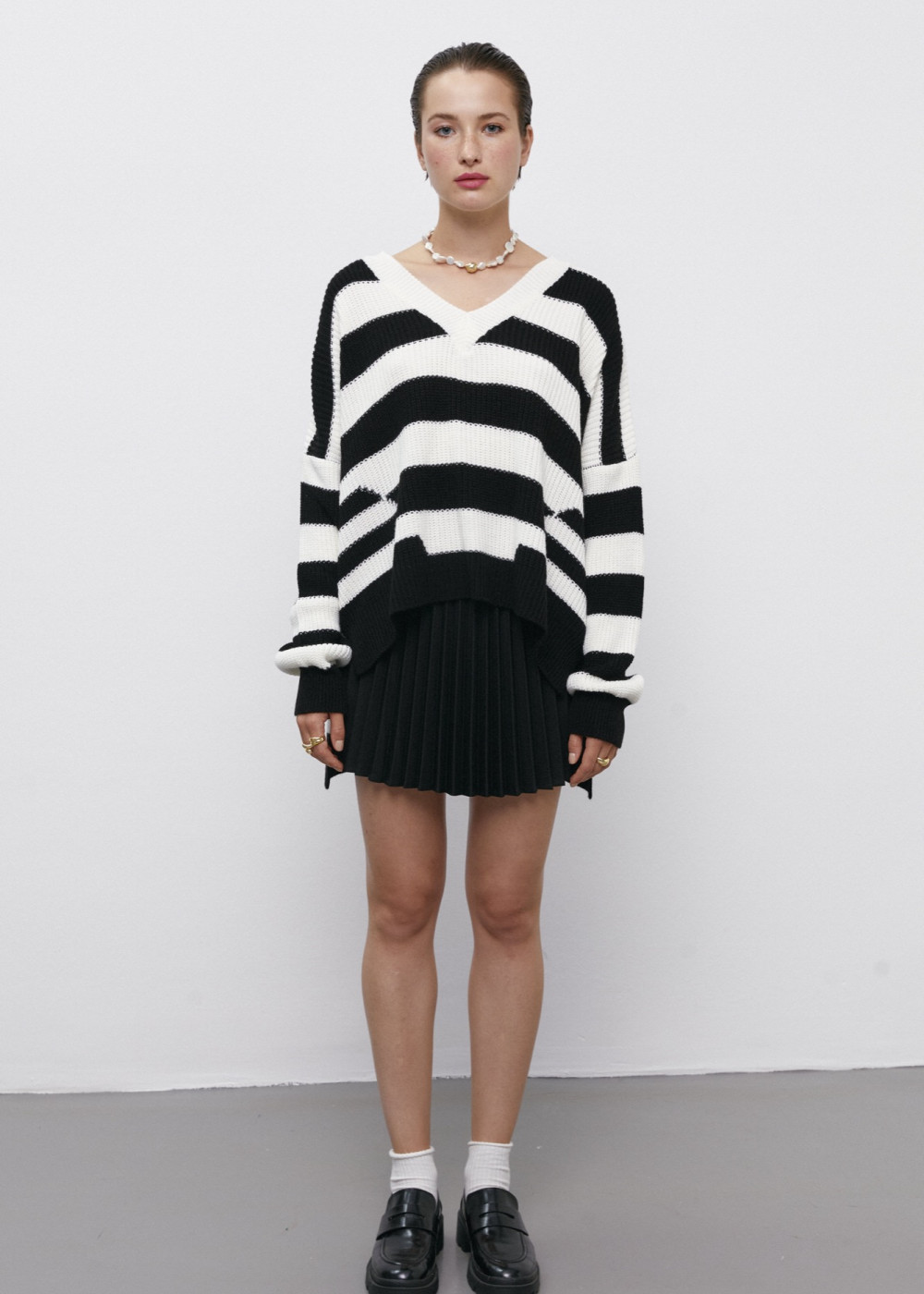 Striped Oversize Sweater Striped Oversize Sweater