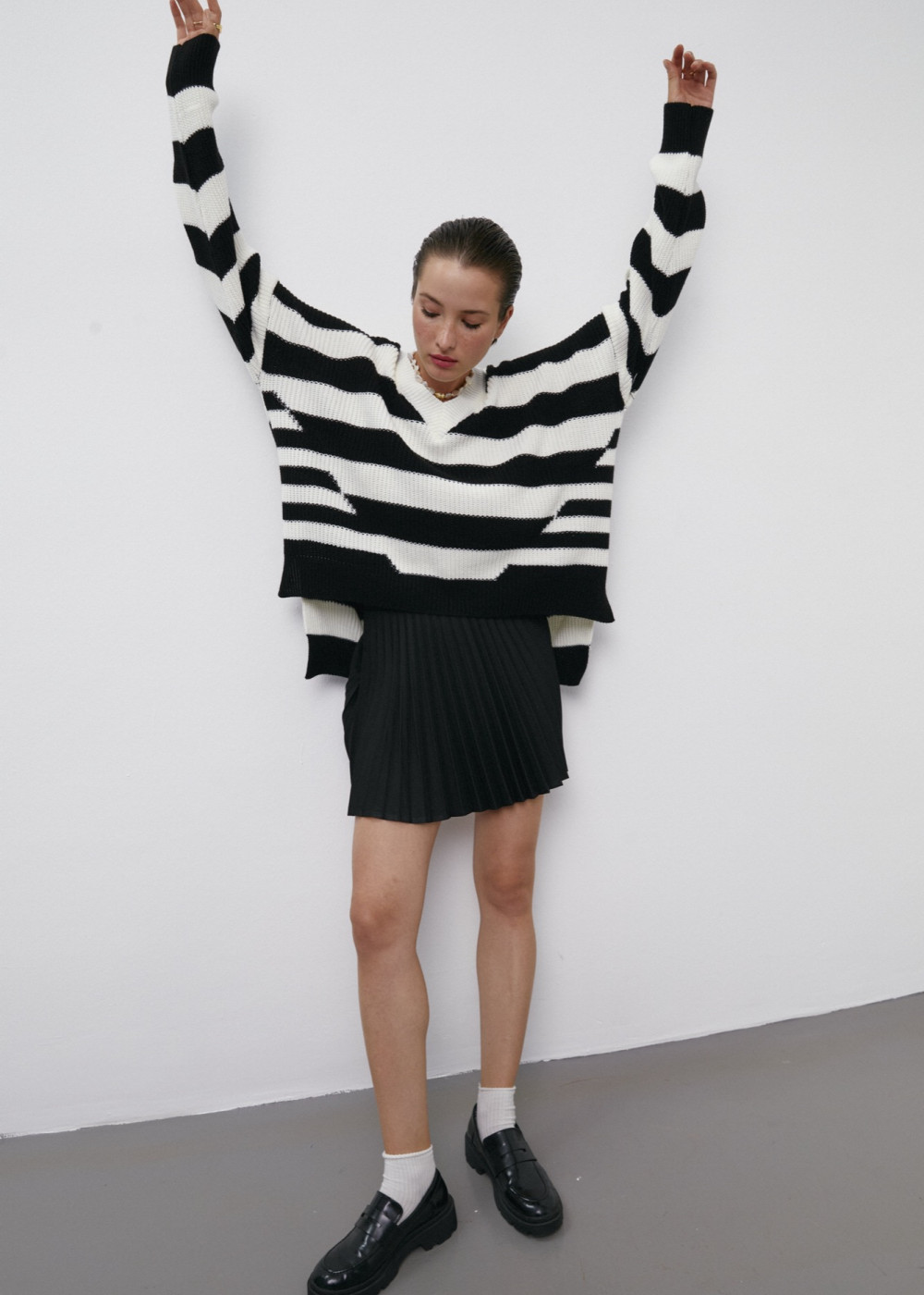 Striped Oversize Sweater Striped Oversize Sweater