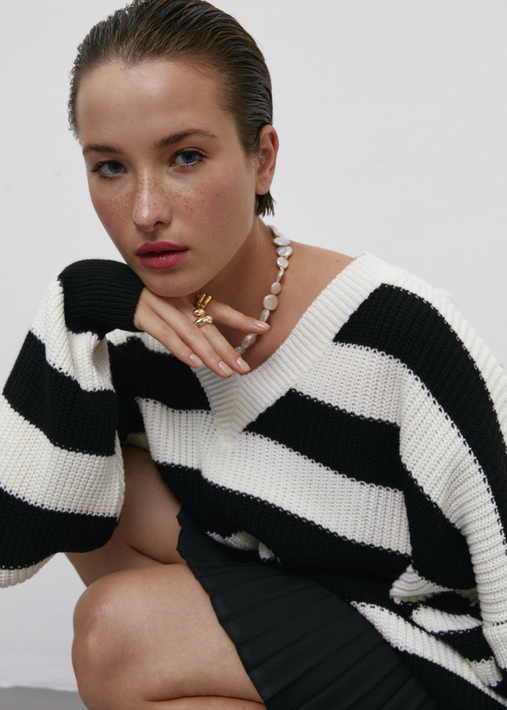Striped Oversize Sweater Striped Oversize Sweater
