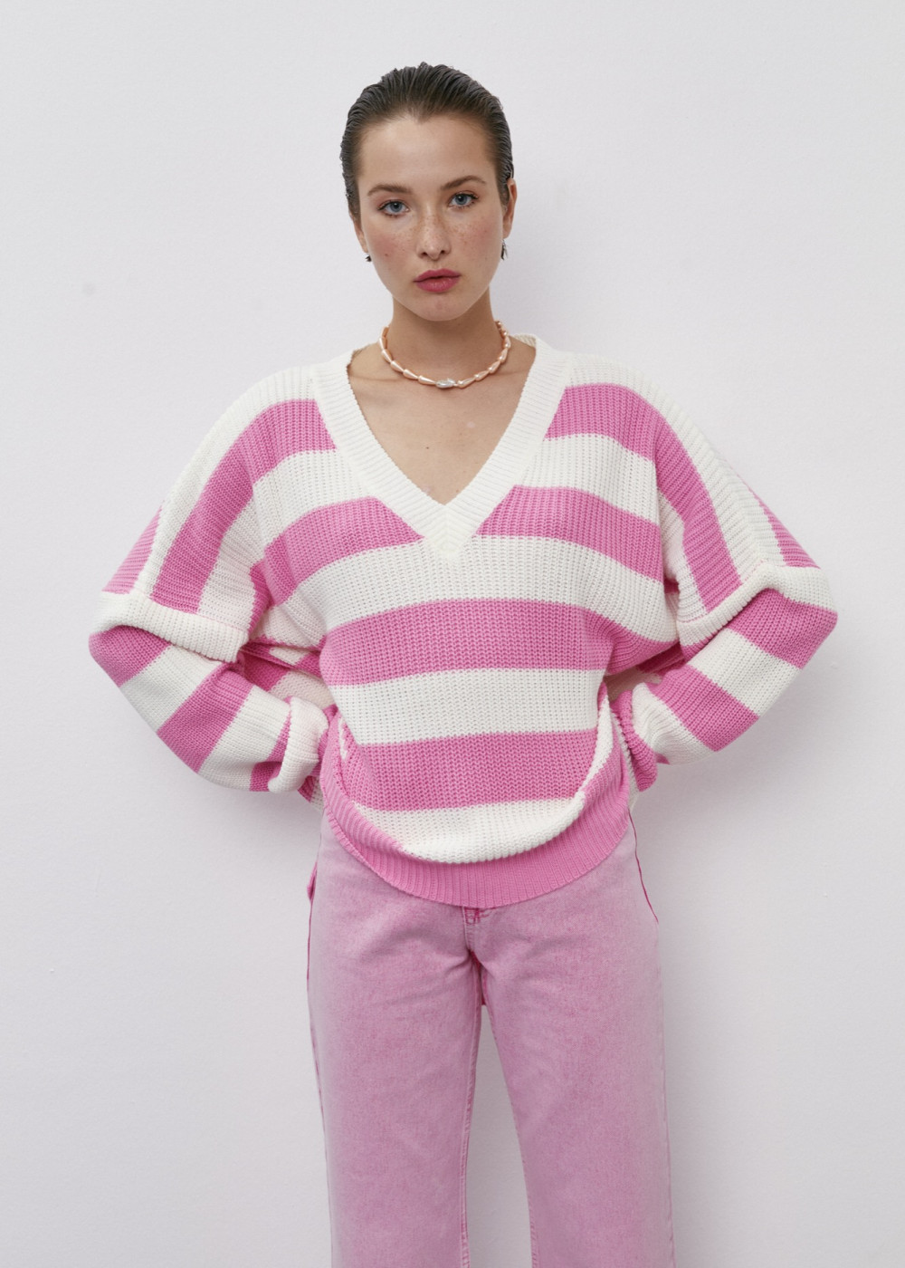 Striped Oversize  Sweater