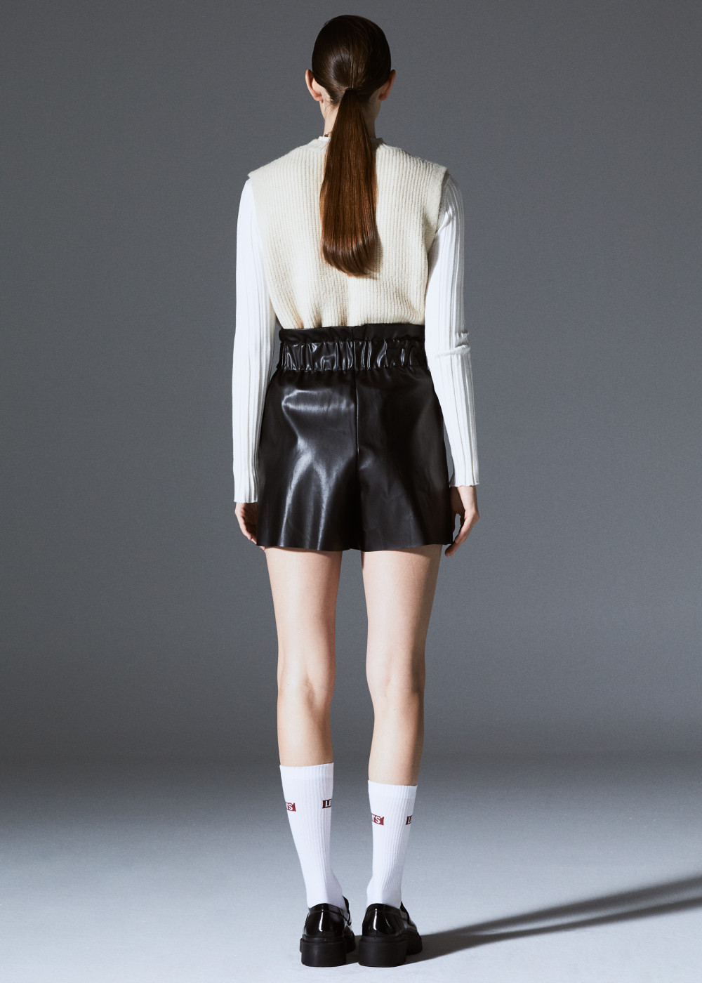 Leather Belted Shorts Leather Belted Shorts