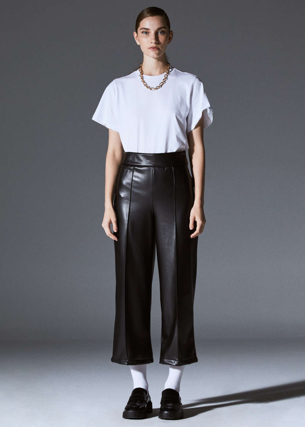 Leather Culotte Pants Leather Culotte Pants