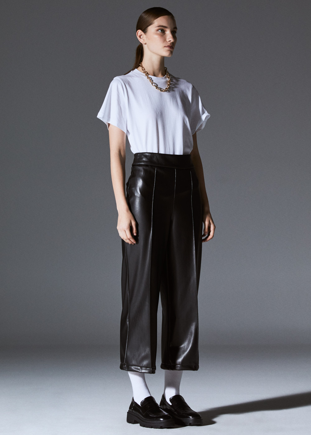 Leather Culotte Pants Leather Culotte Pants