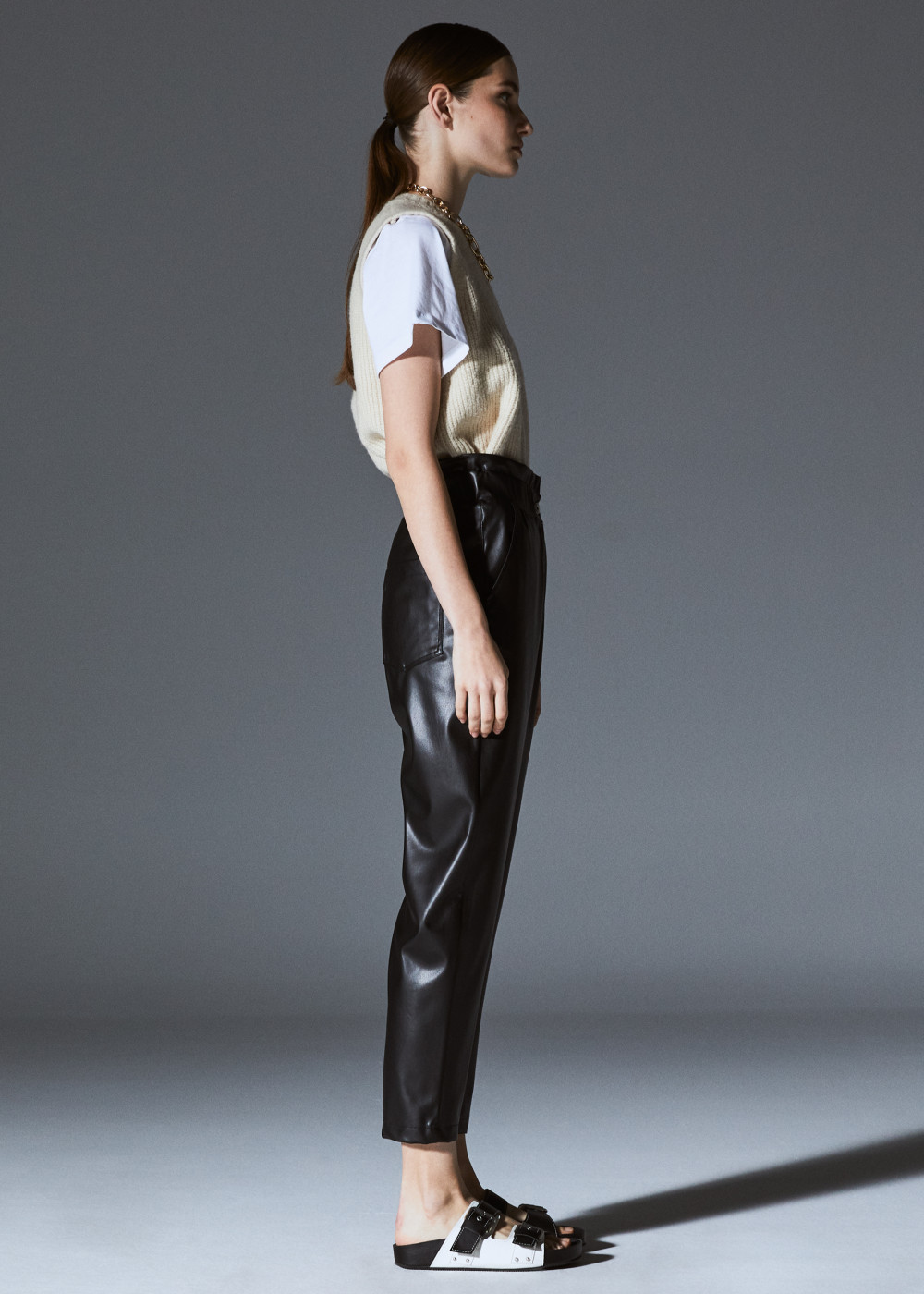 Leather Baggy Pants Leather Baggy Pants