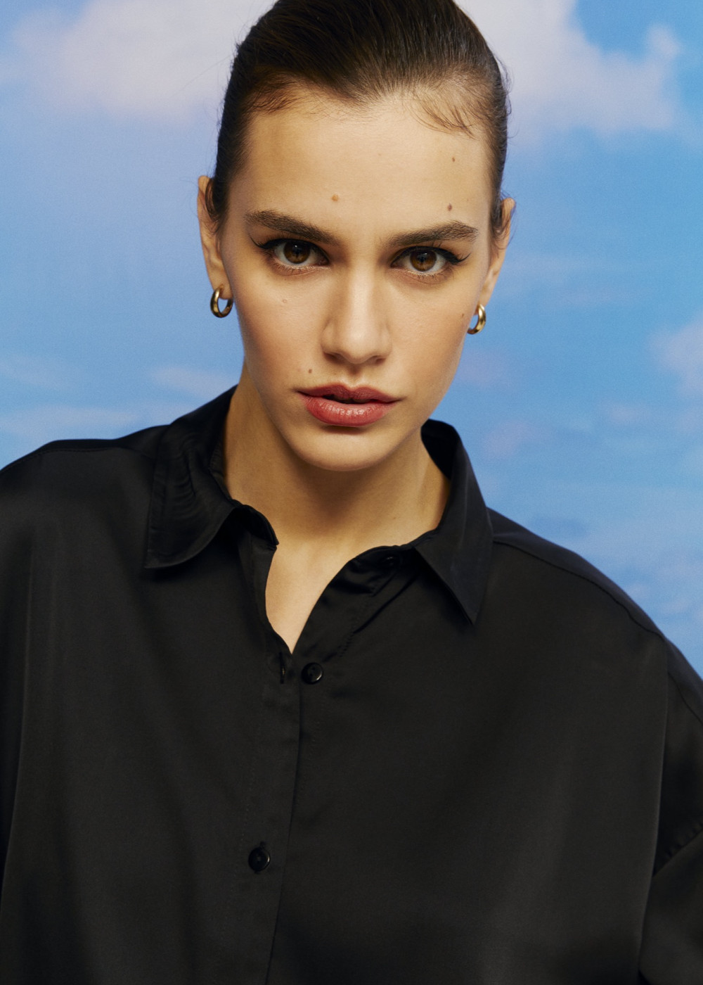 Oversize Satin Shirt Oversize Satin Shirt