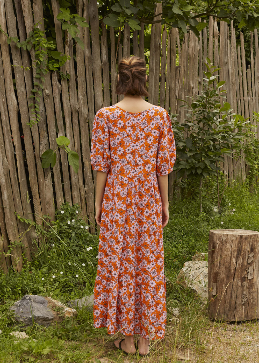 V-Neck Viscose Dress V-Neck Viscose Dress