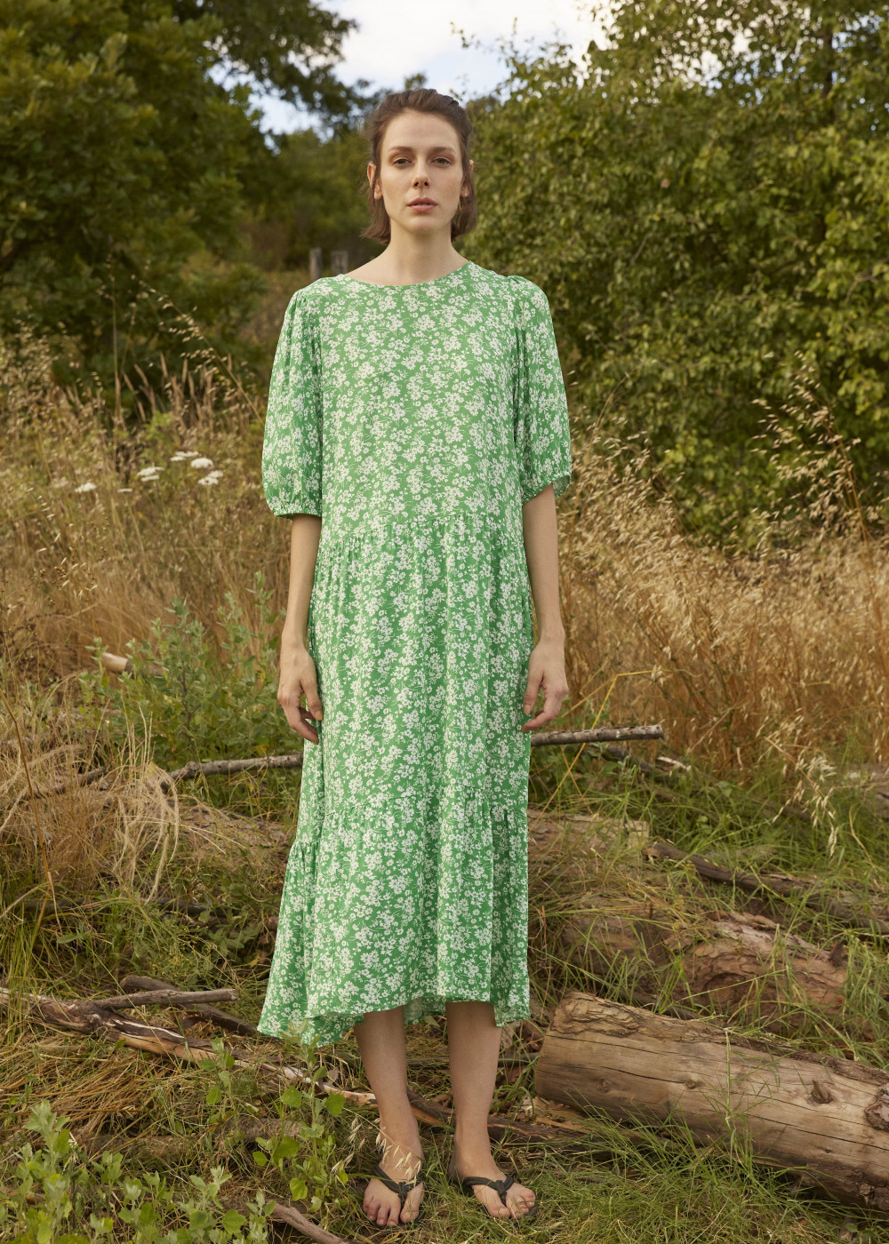 Flower Pattern Dress Flower Pattern Dress