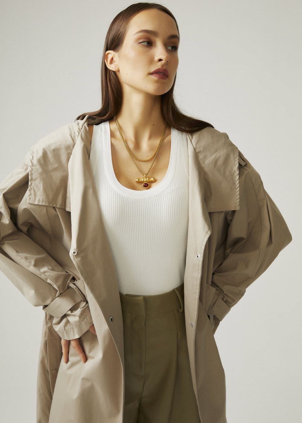 Hooded Trench Coat Hooded Trench Coat