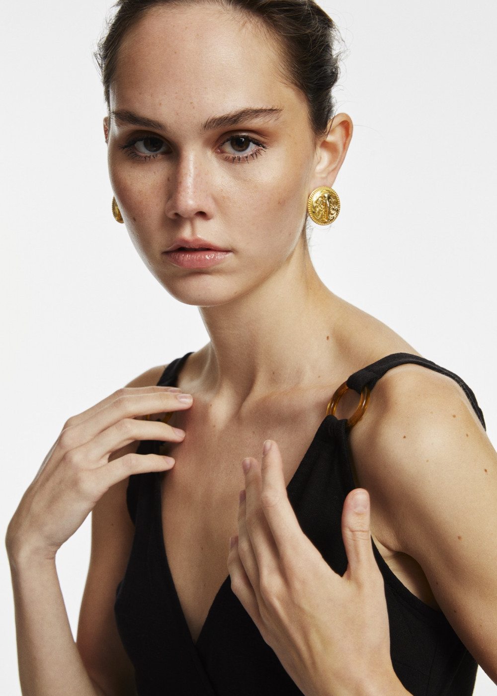 Ring Detailed Mini Dress Ring Detailed Mini Dress