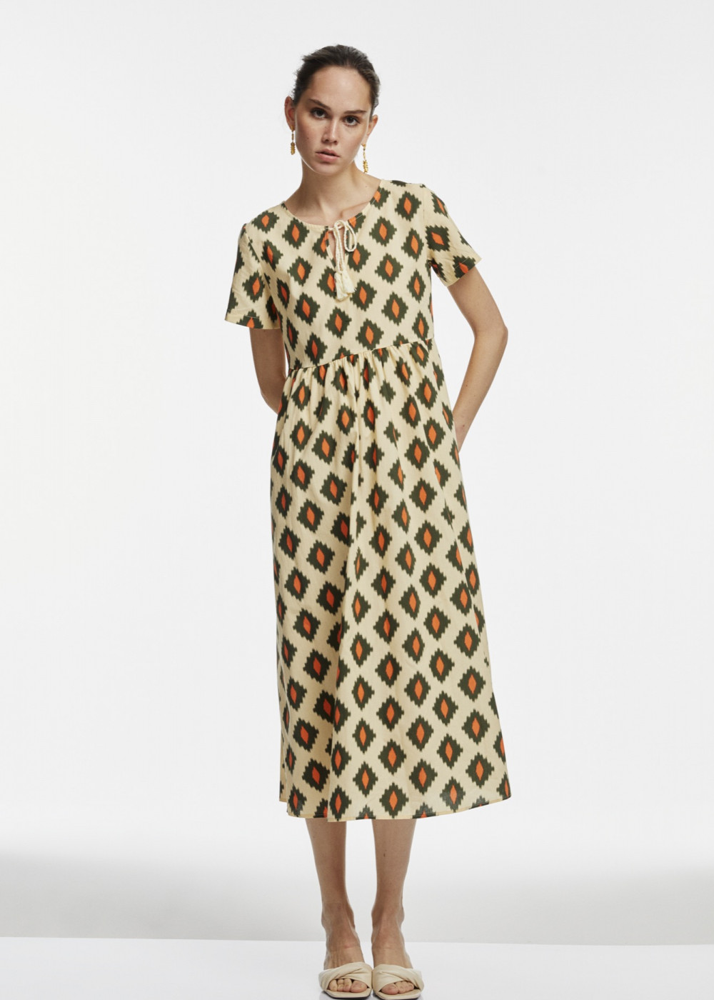 Tassel Detail Midi Dress Tassel Detail Midi Dress