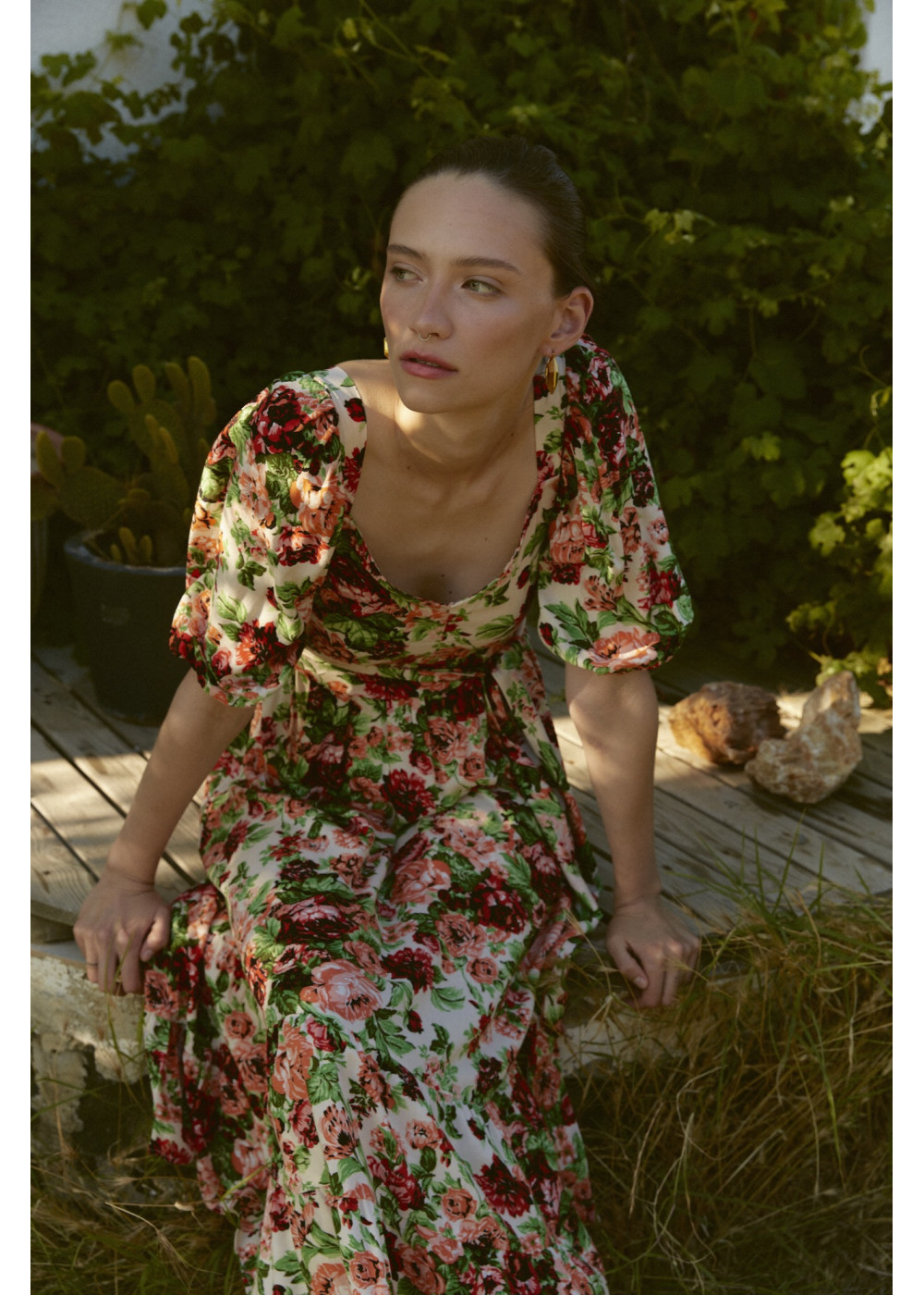 Flower Patterned Dress