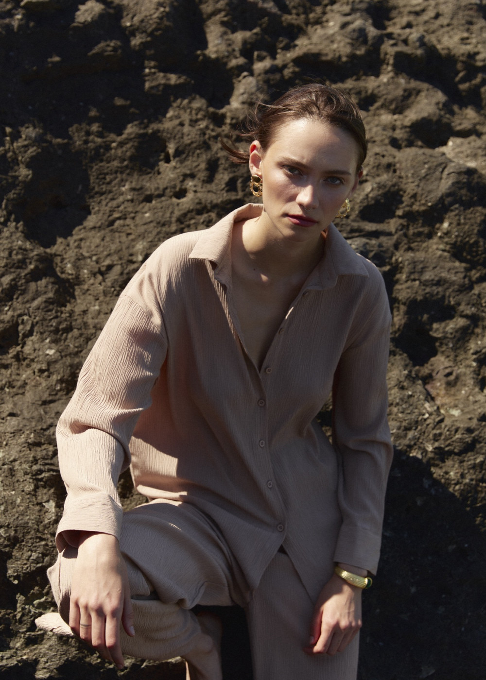 Oversized Shirt - Wide Cut Trousers Oversized Shirt - Wide Cut Trousers