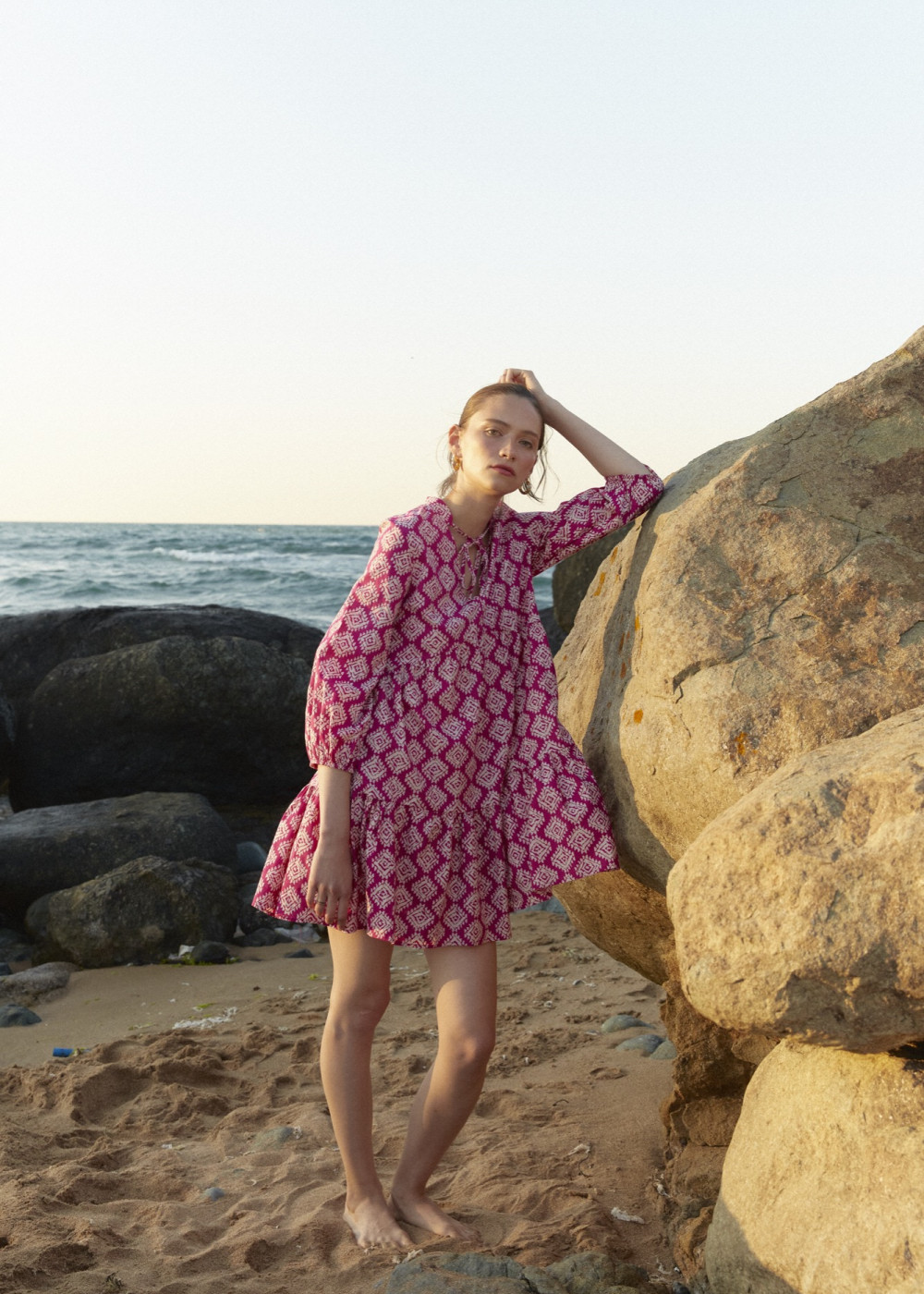 Patterned Mini Dress Patterned Mini Dress
