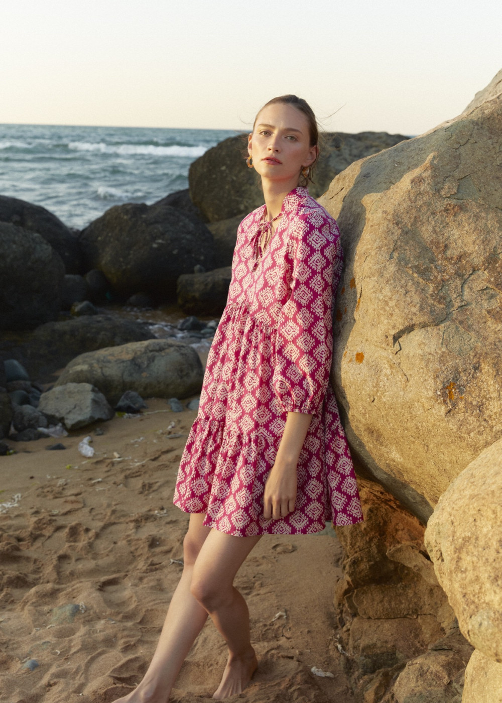 Patterned Mini Dress Patterned Mini Dress