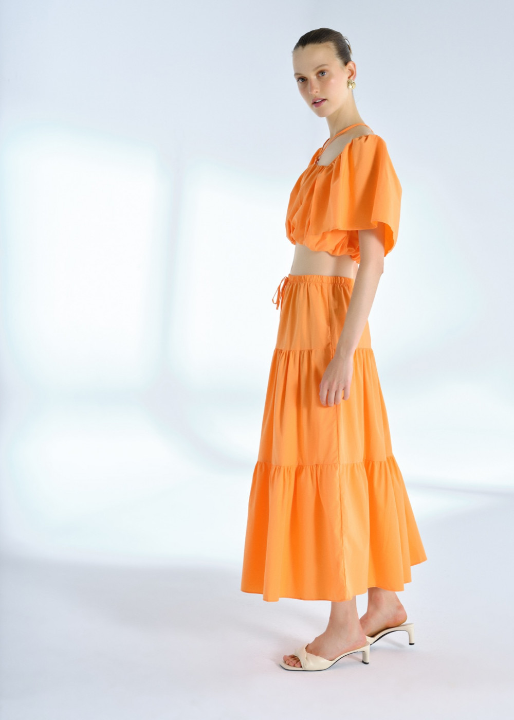 Balloon Crop And Skirt Set Balloon Crop And Skirt Set