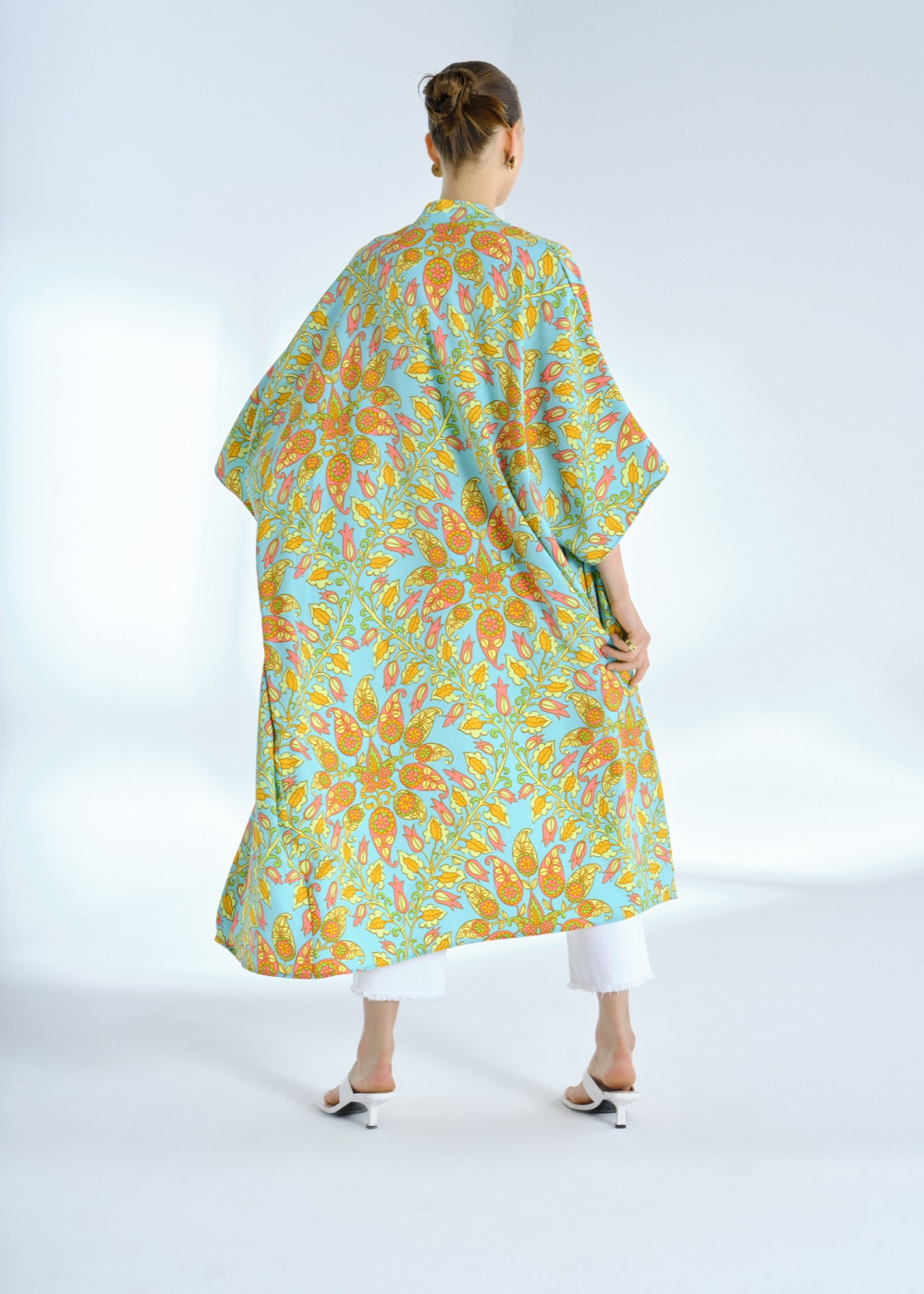 Ethnic Patterned Kimono