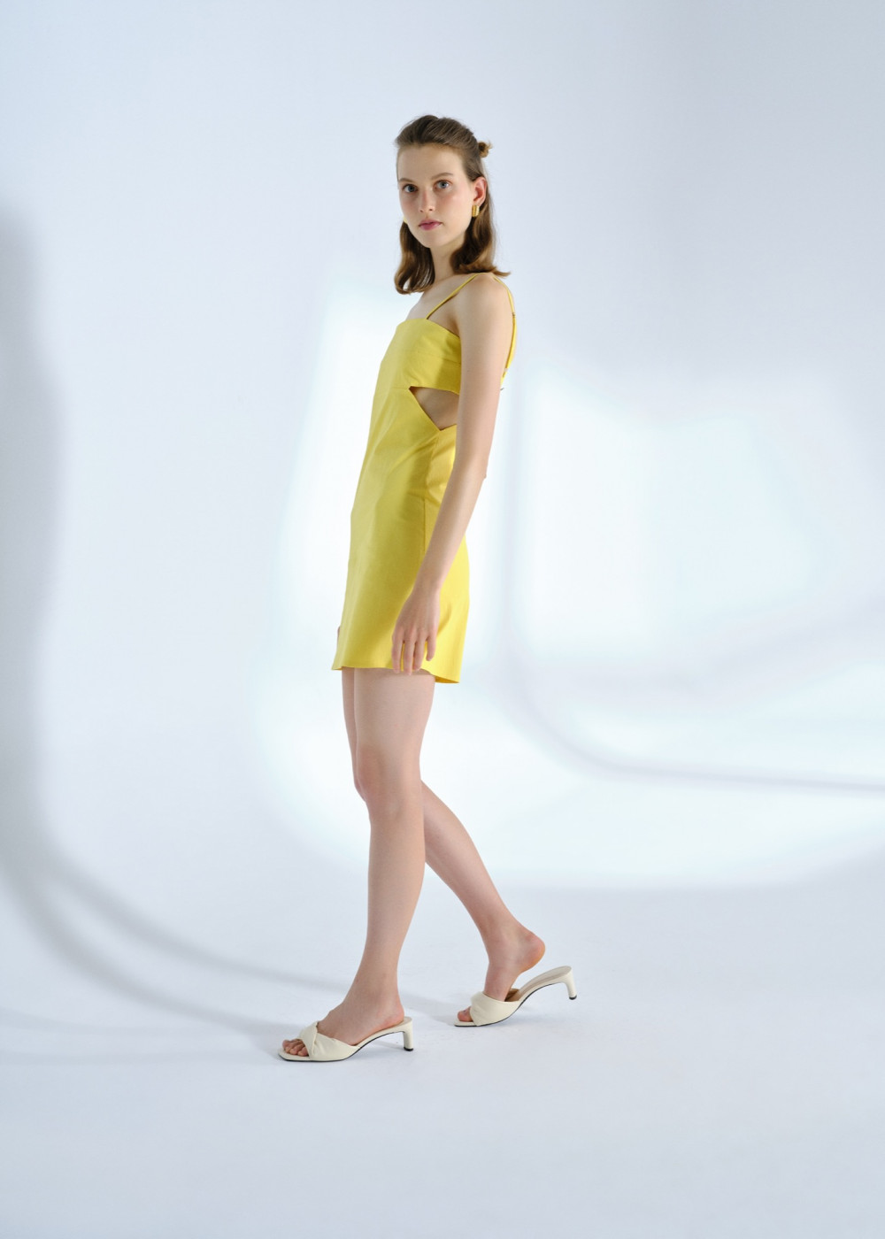 Mini-Length Dress With Low-Cut Detail