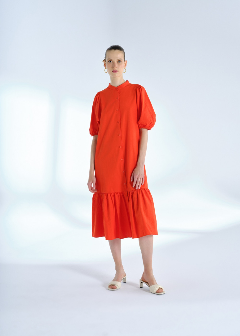 Poplin Midi Dress Poplin Midi Dress