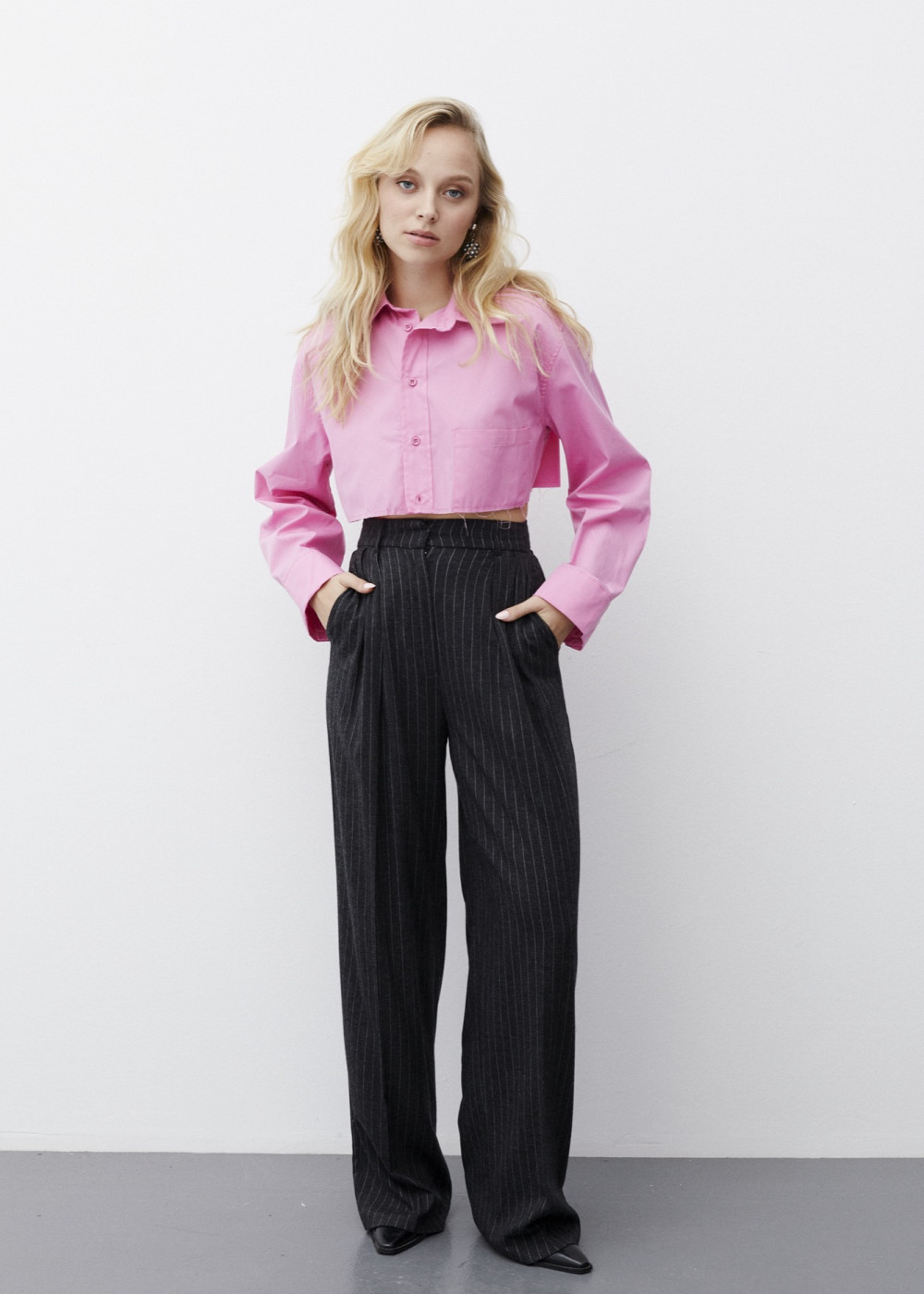 Striped Plaid Trousers Striped Plaid Trousers