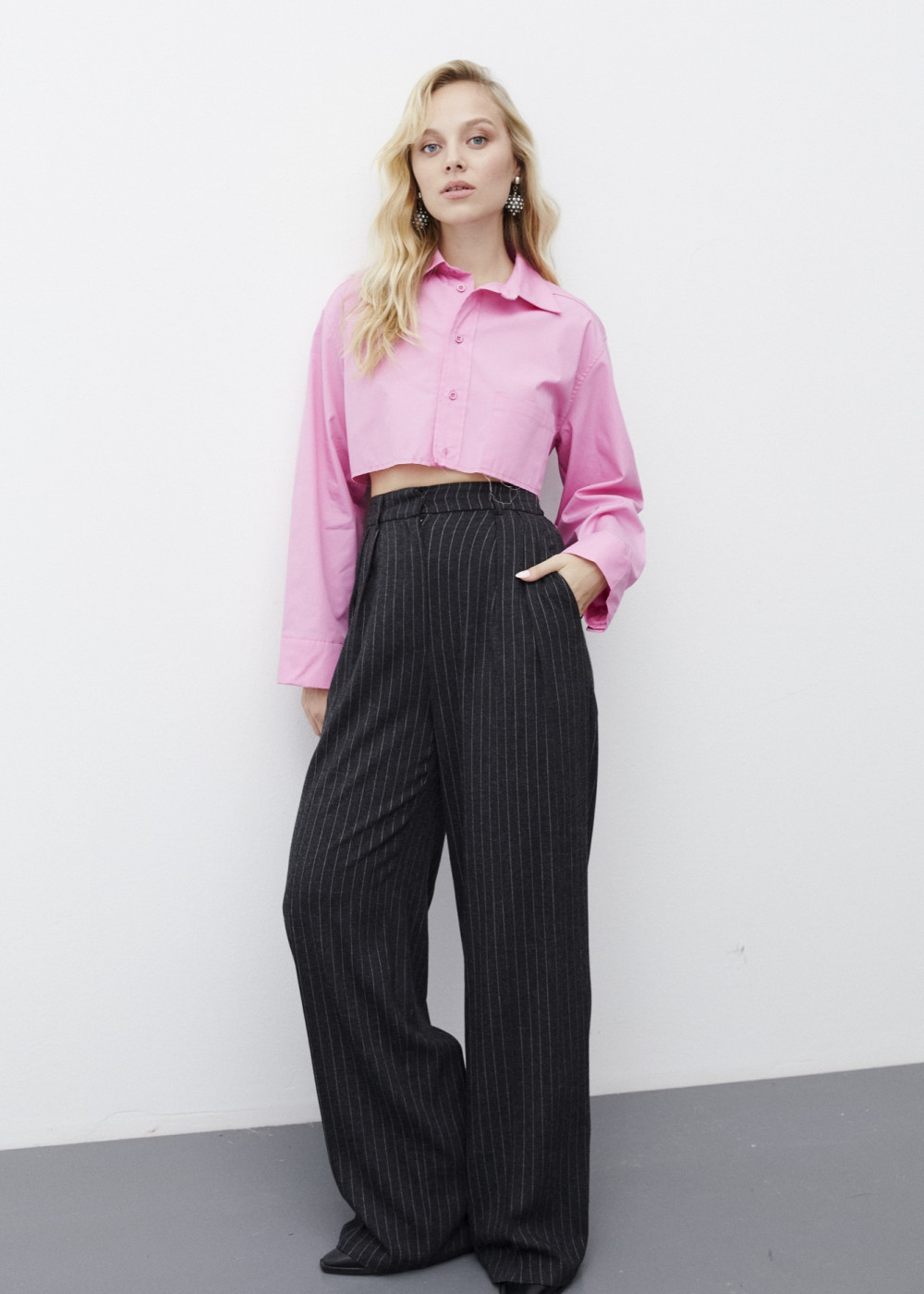 Striped Plaid Trousers Striped Plaid Trousers