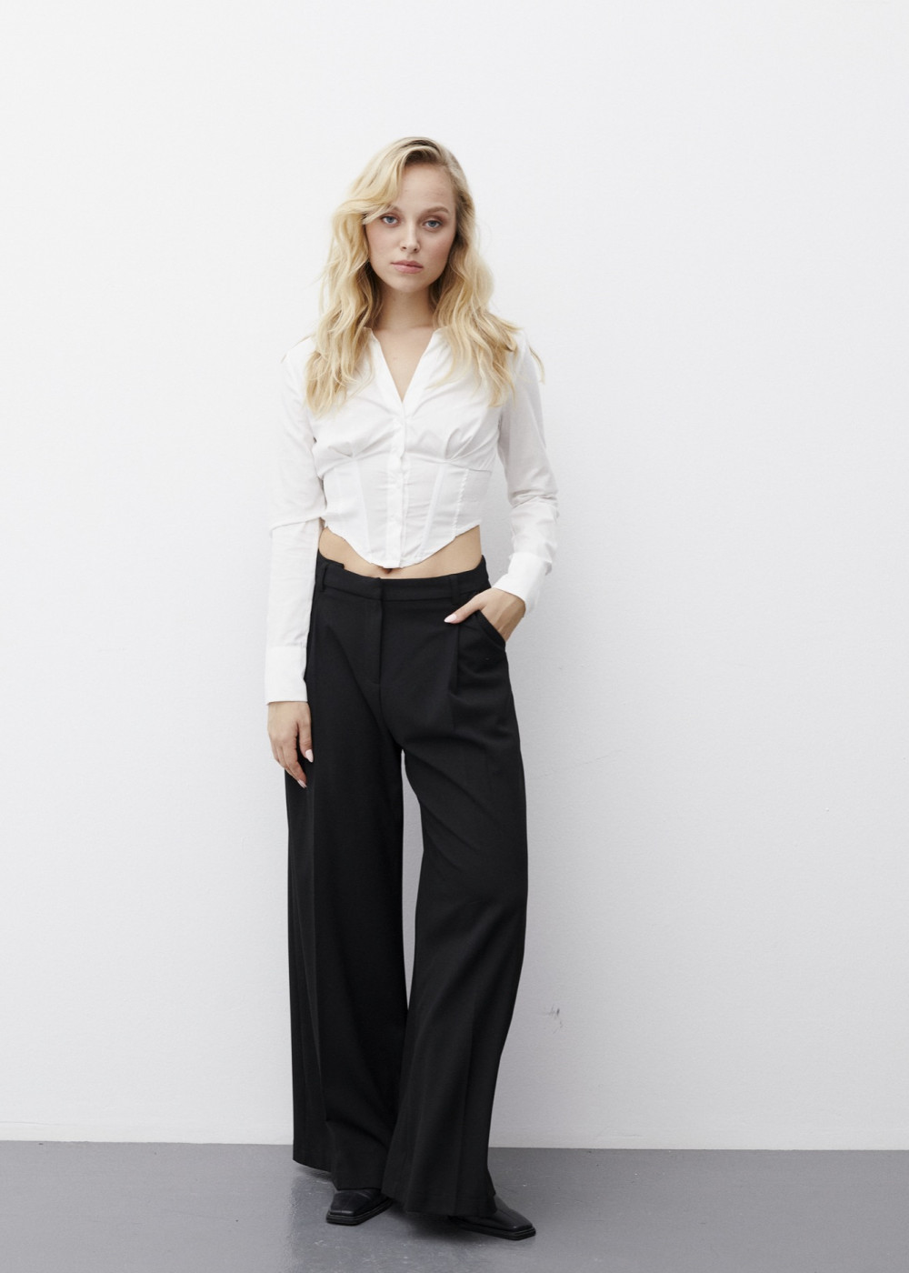 Poplin Corset Shirt Poplin Corset Shirt